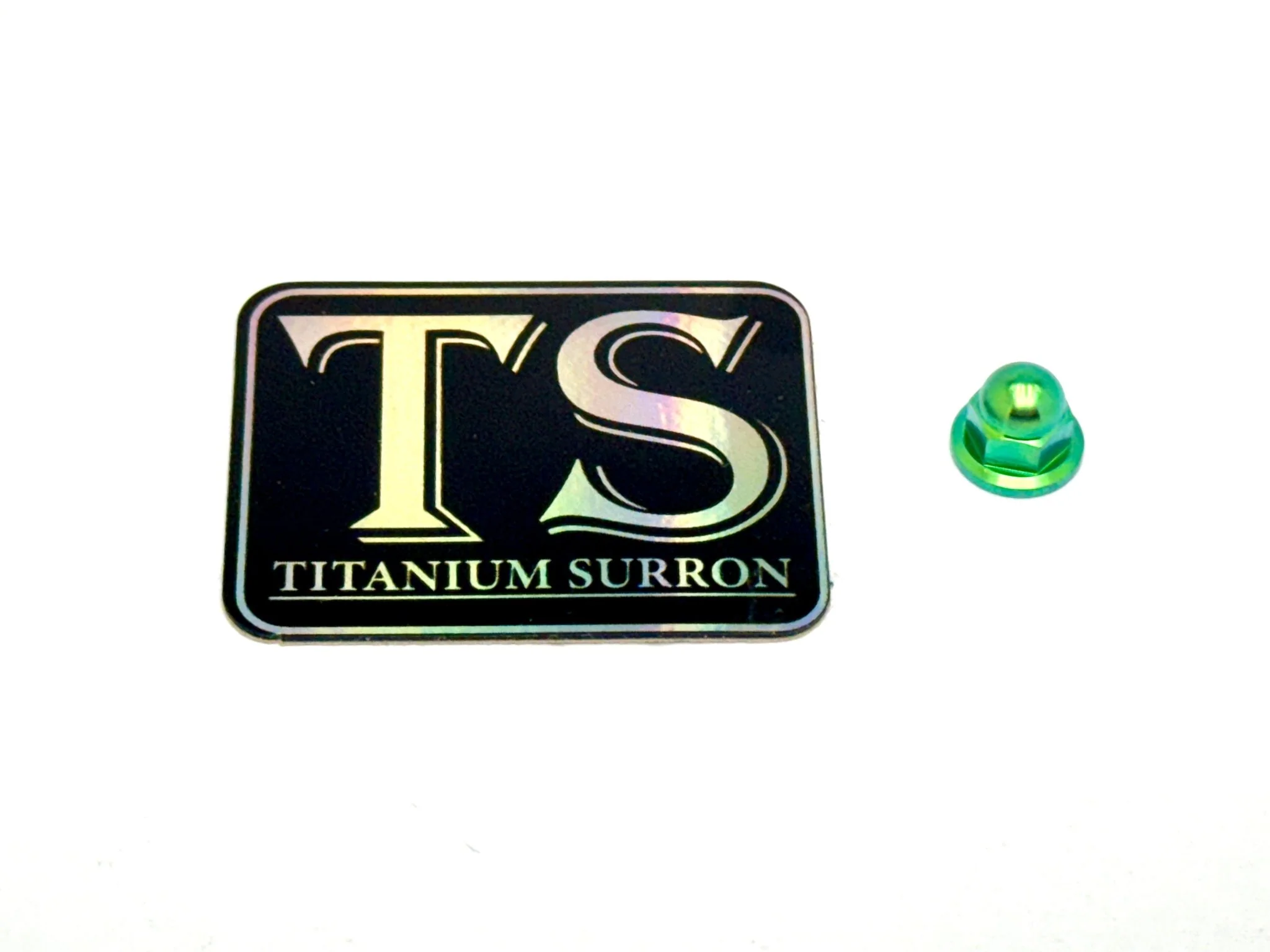 Anodized Titanium Dome Nut for Rear Shock Mud Guard - Image 5