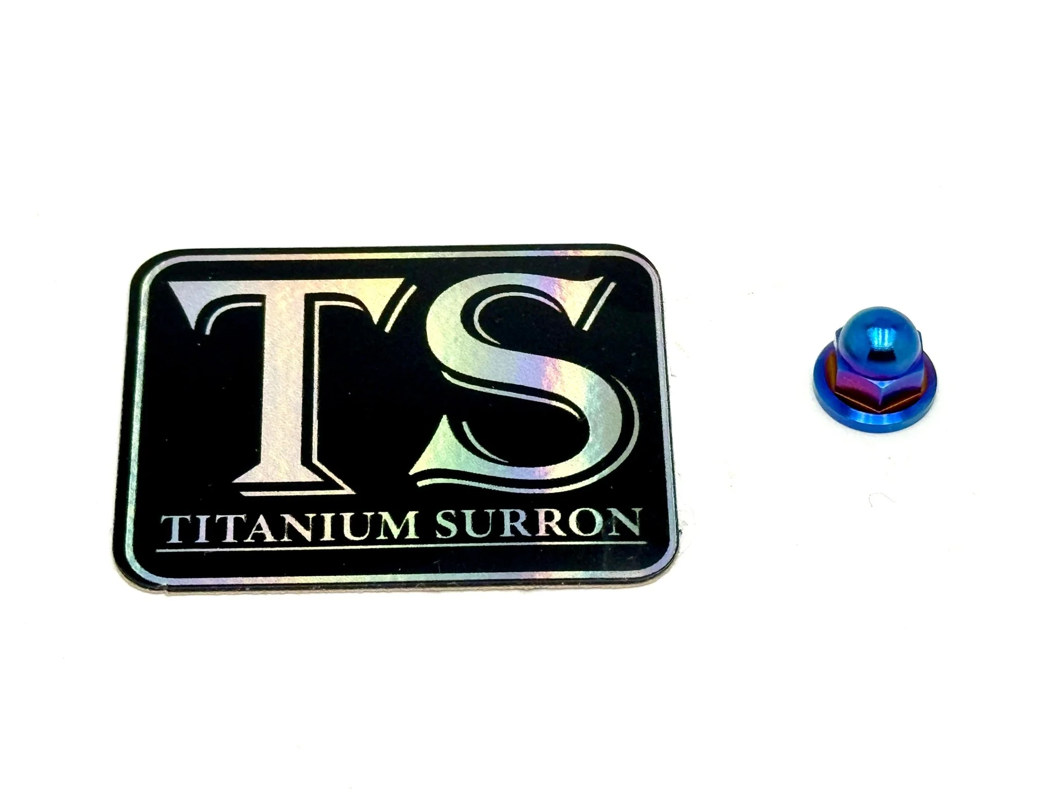 Anodized Titanium Dome Nut for Rear Shock Mud Guard - Image 7