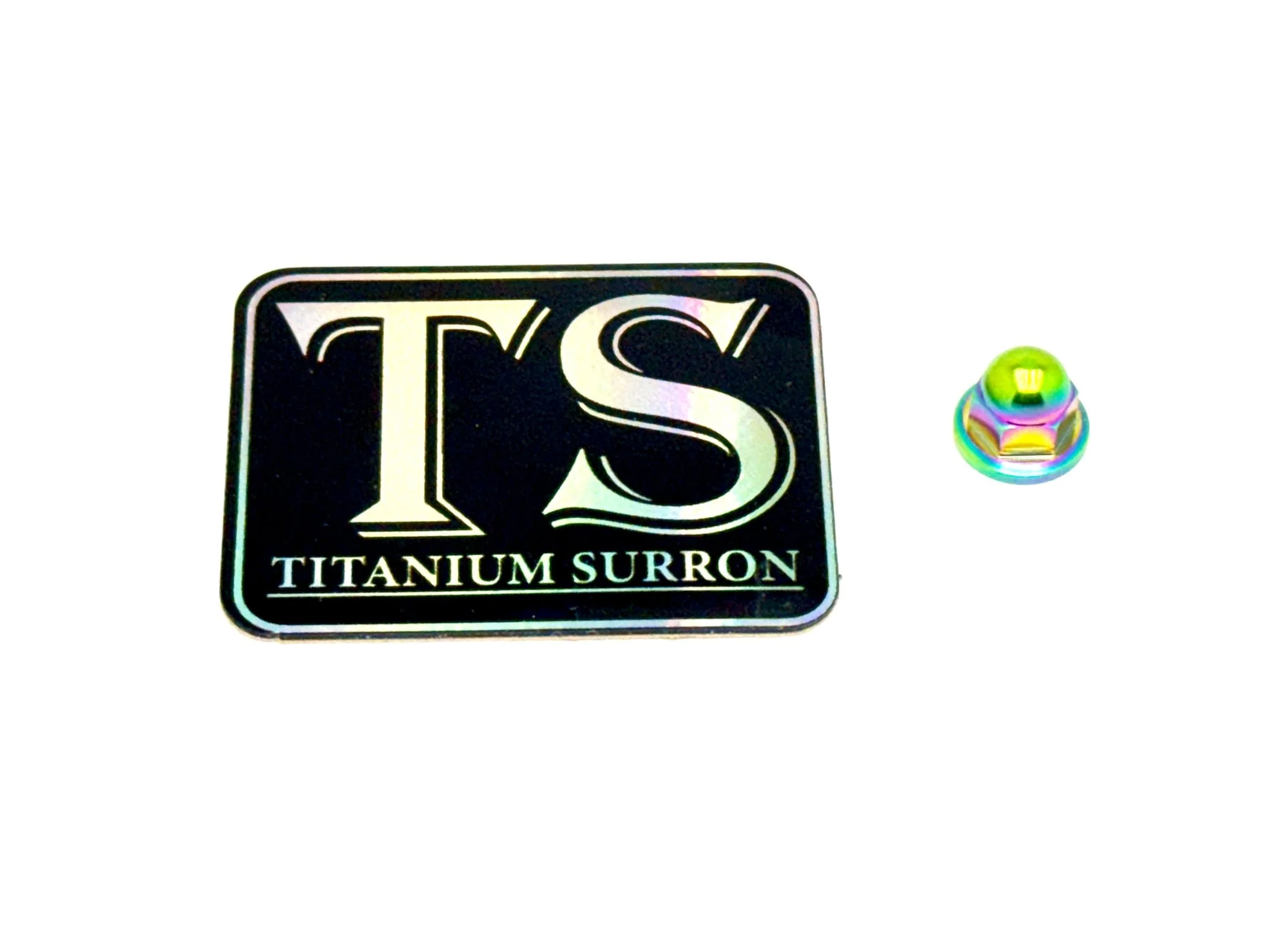 Anodized Titanium Dome Nut for Rear Shock Mud Guard - Image 8