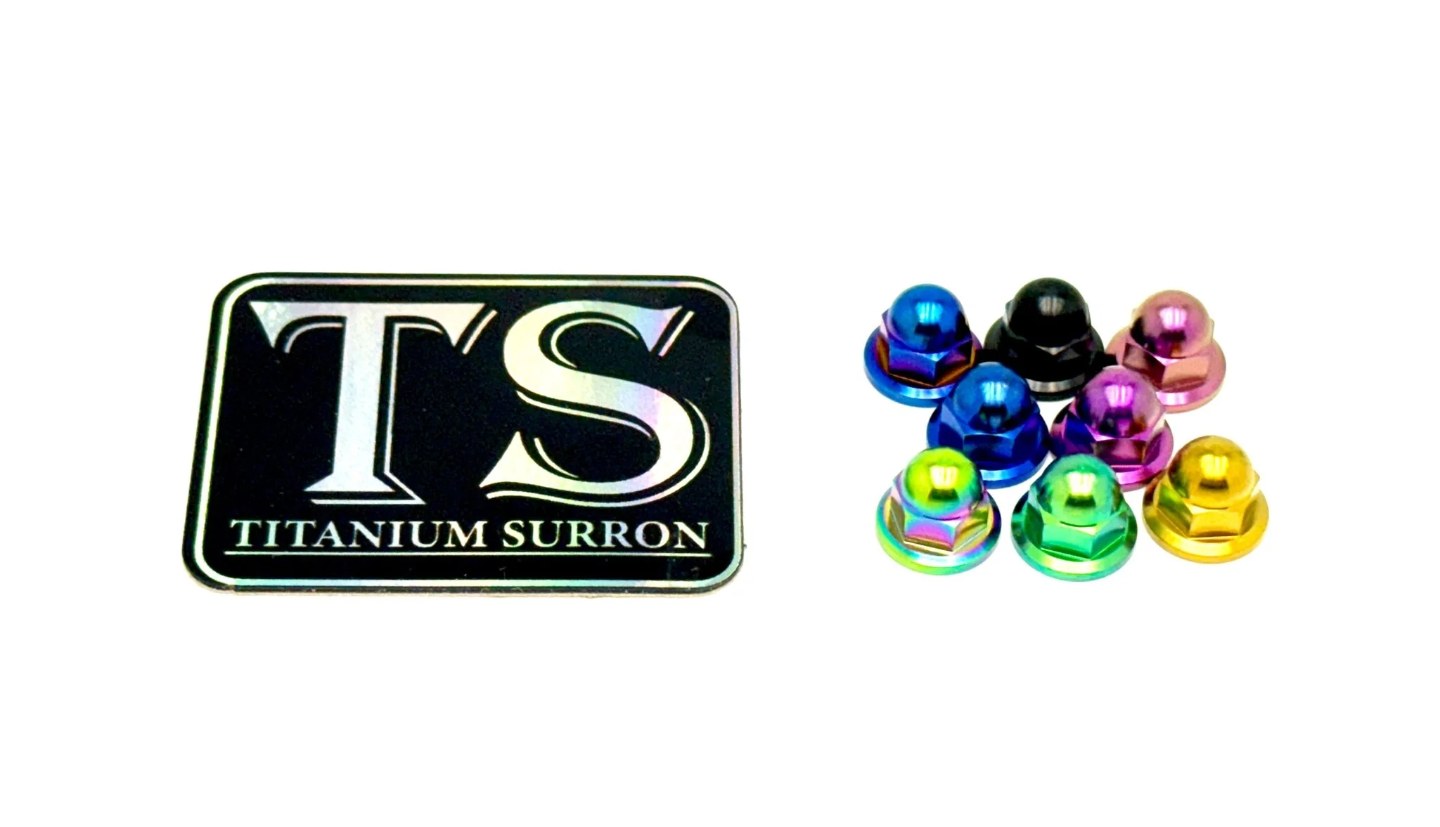 Anodized Titanium Dome Nut for Rear Shock Mud Guard - Image 9