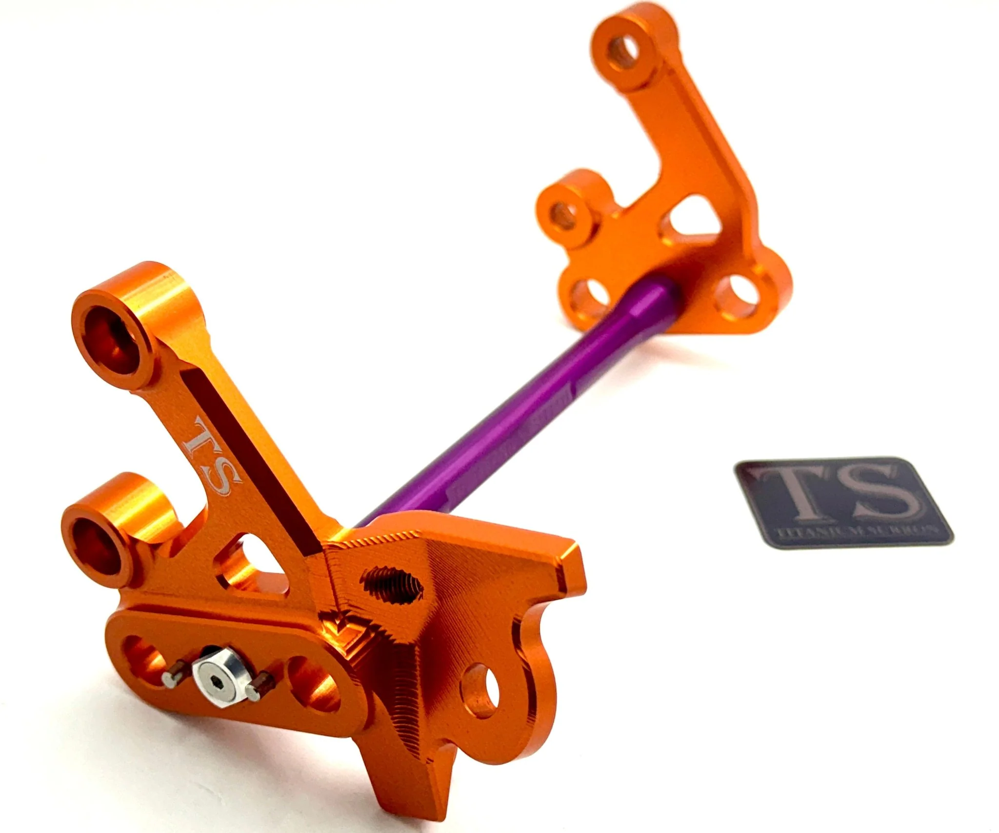 Custom CNC Aluminum Footpeg Bracket Assembly E-Ride Pro - Image 7