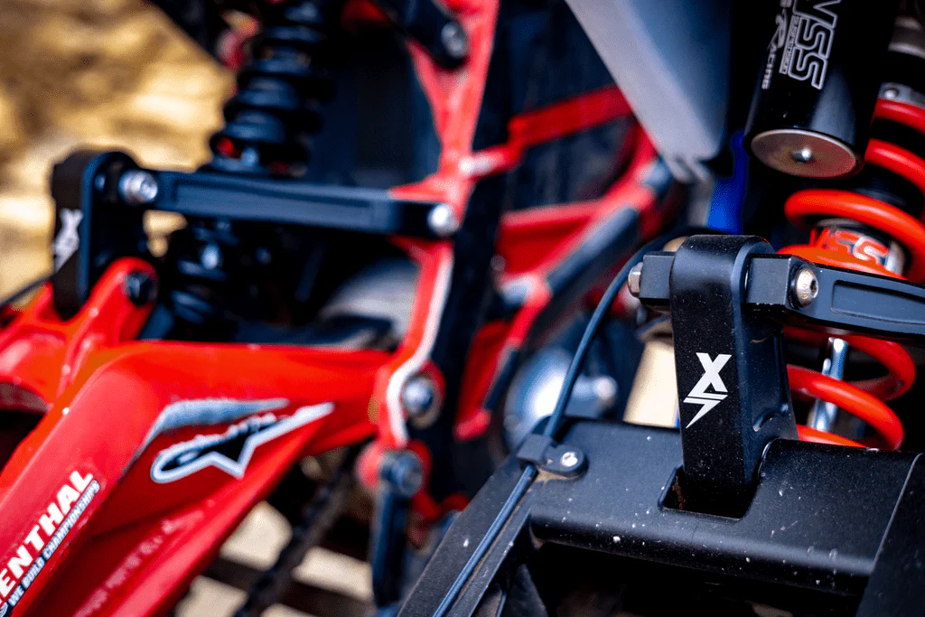 EBMX Rear Shock with upgraded v2 linkage and triangle for SurRon Light Bee - Image 6
