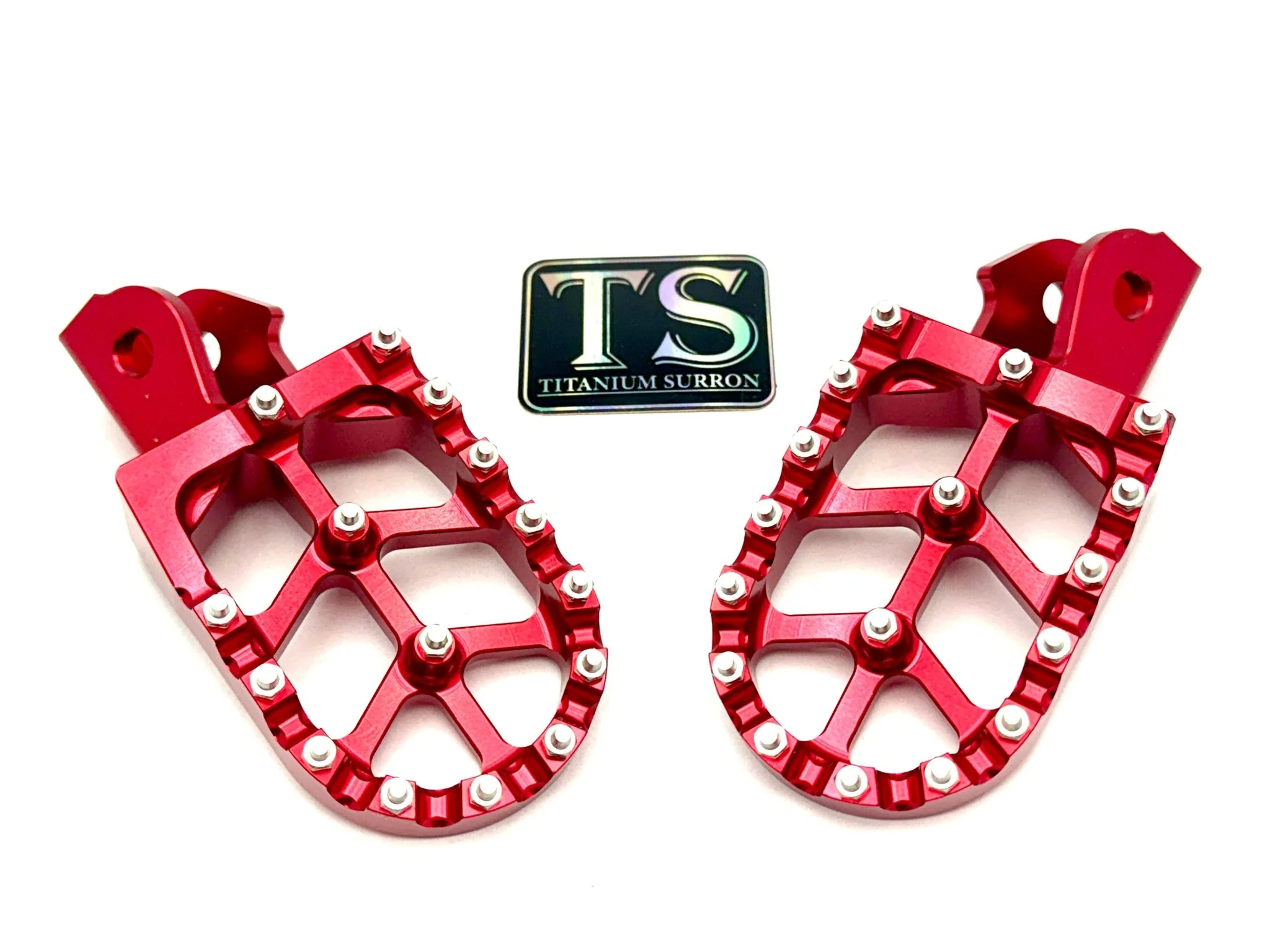 Anodized Aluminum Foot Pegs for Surron and Similar E-moto - Image 3