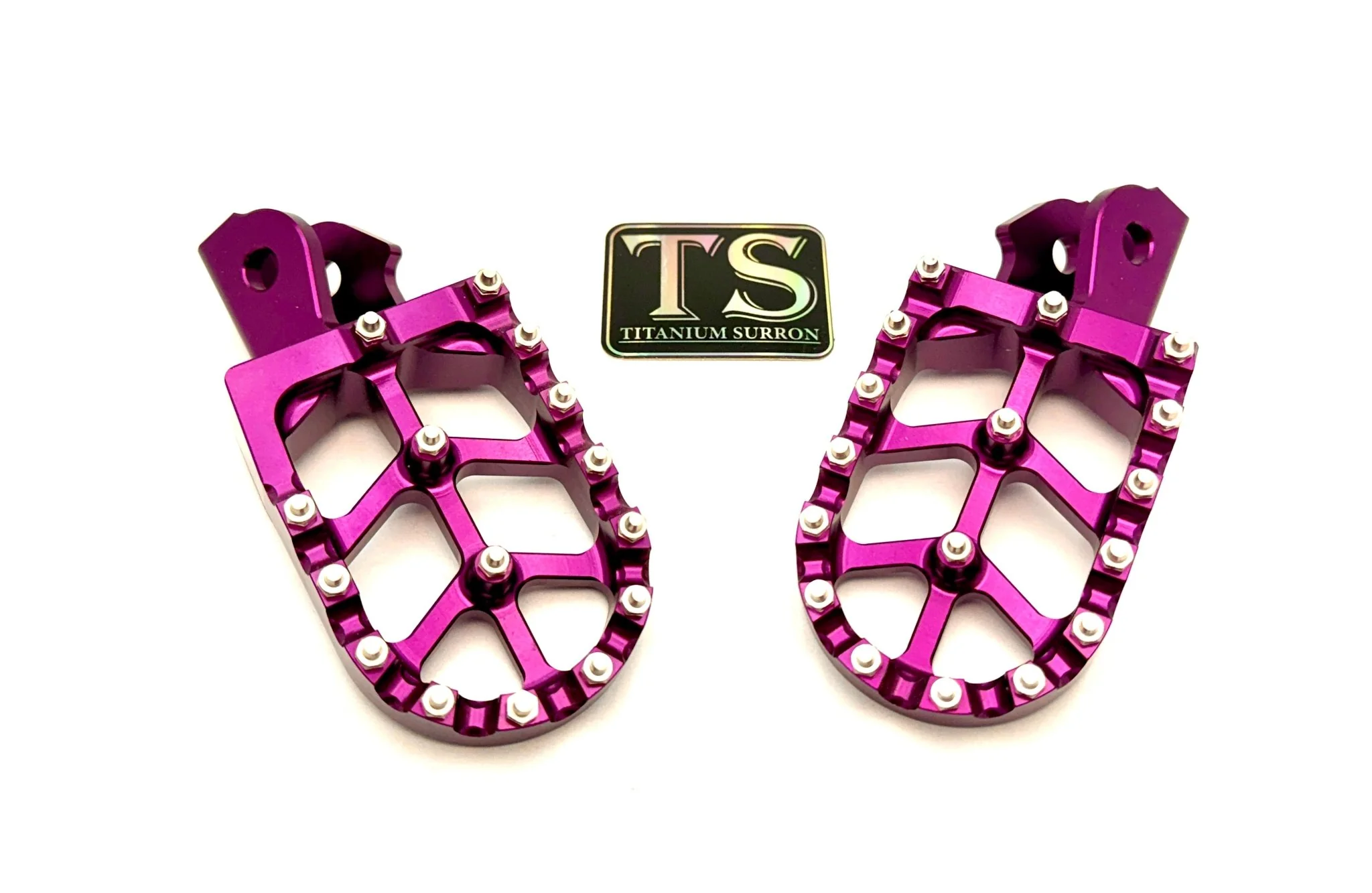 Anodized Aluminum Foot Pegs for Surron and Similar E-moto - Image 5