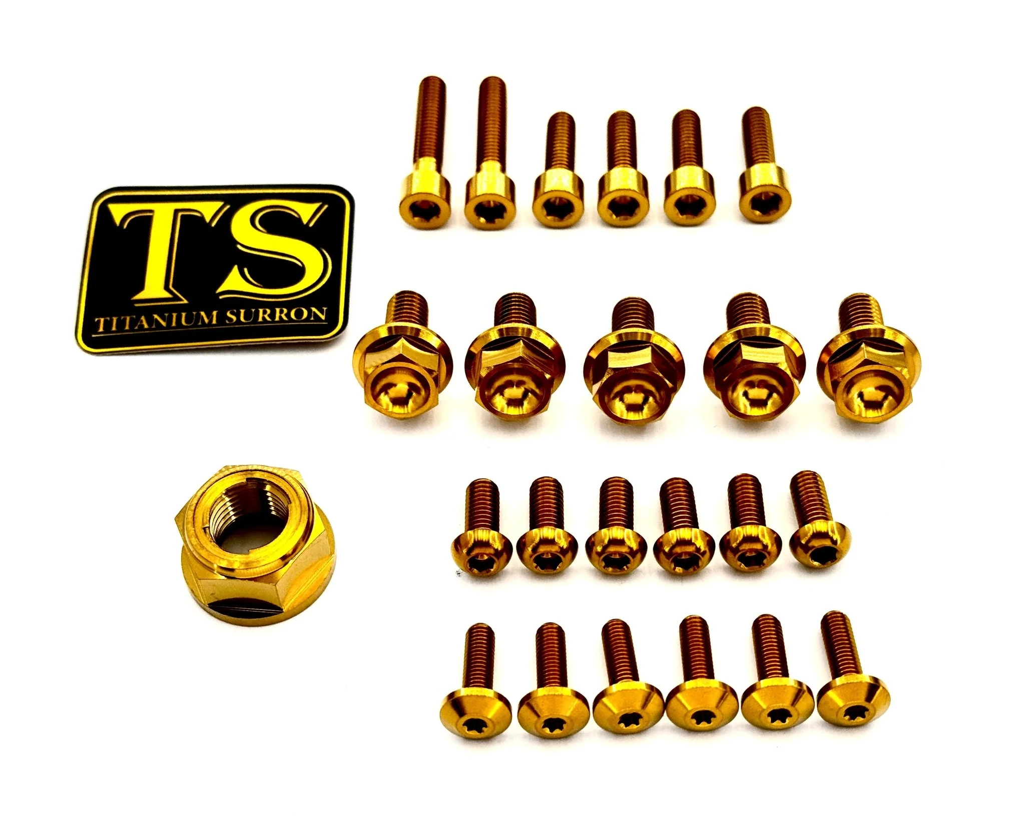 Titanium Front and Rear Wheel Bolt Kit - Image 11