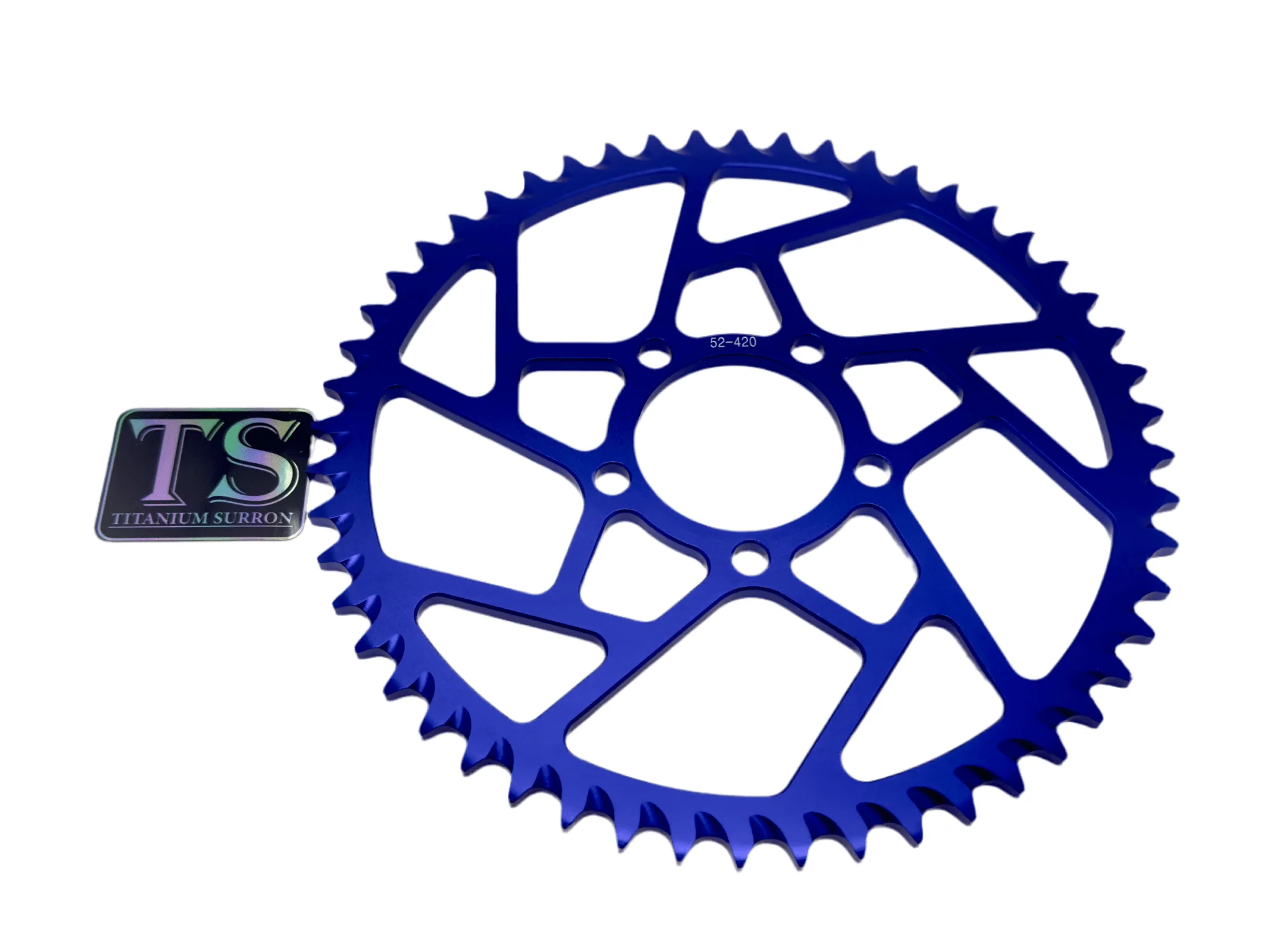 Hardened Aluminum 420 Sprockets for E-moto 48-58T - Image 3