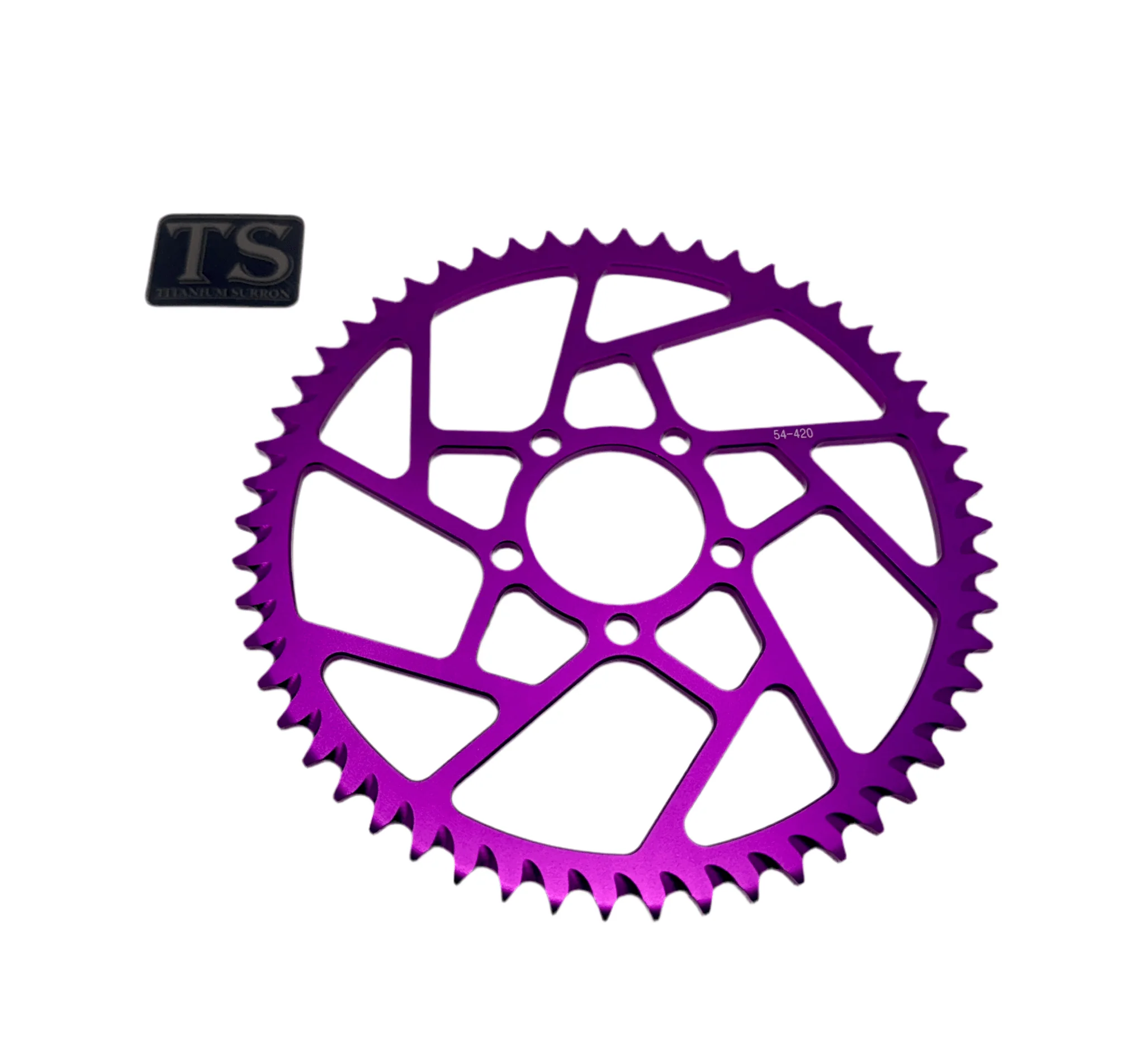 Hardened Aluminum 420 Sprockets for E-moto 48-58T - Image 9