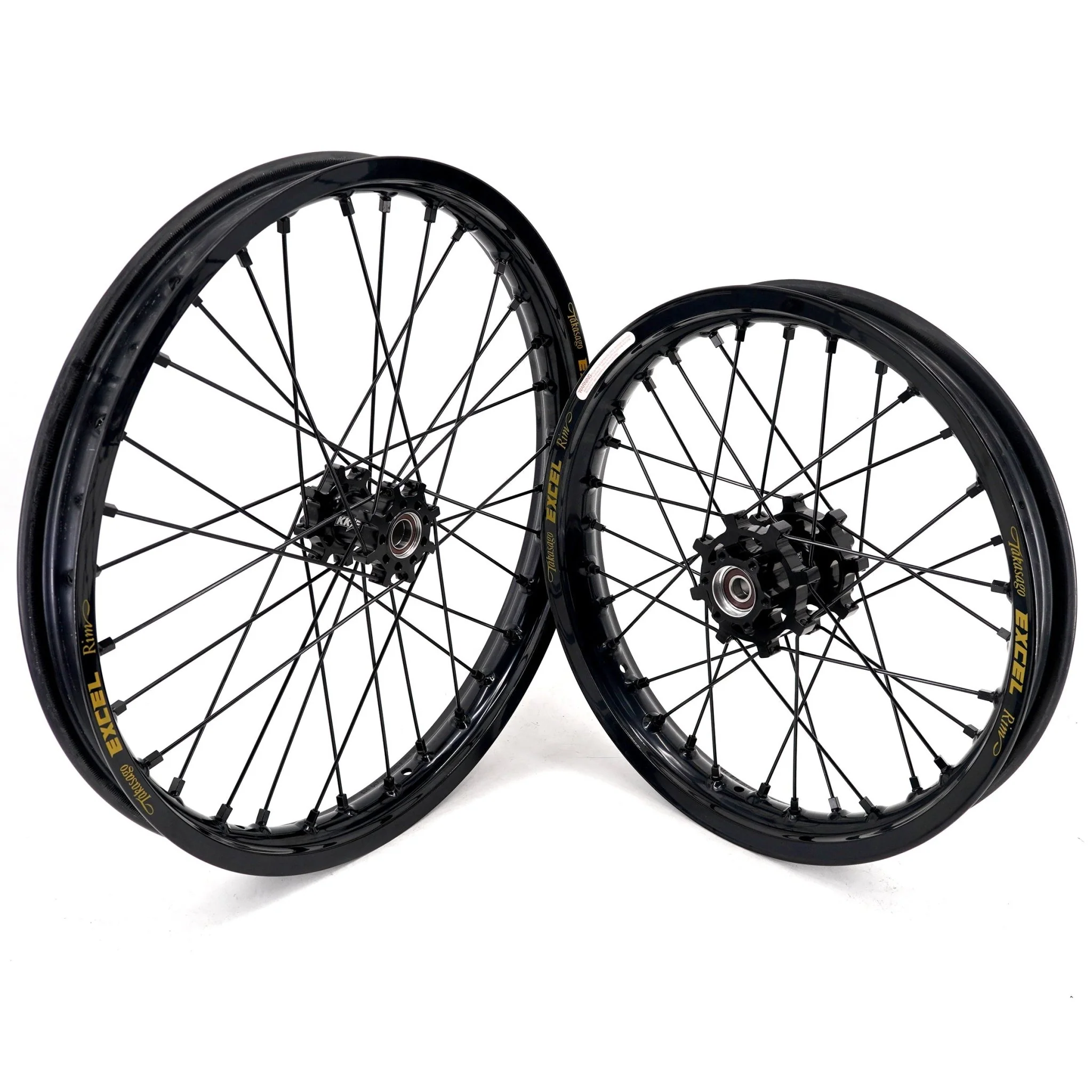 US Stock KKE 19" 16" Spoke Alloy Wheels Fit Talaria Sting MX3 / R MX4 Electric E-bike Black Takasago EXCEL Rims - Image 3