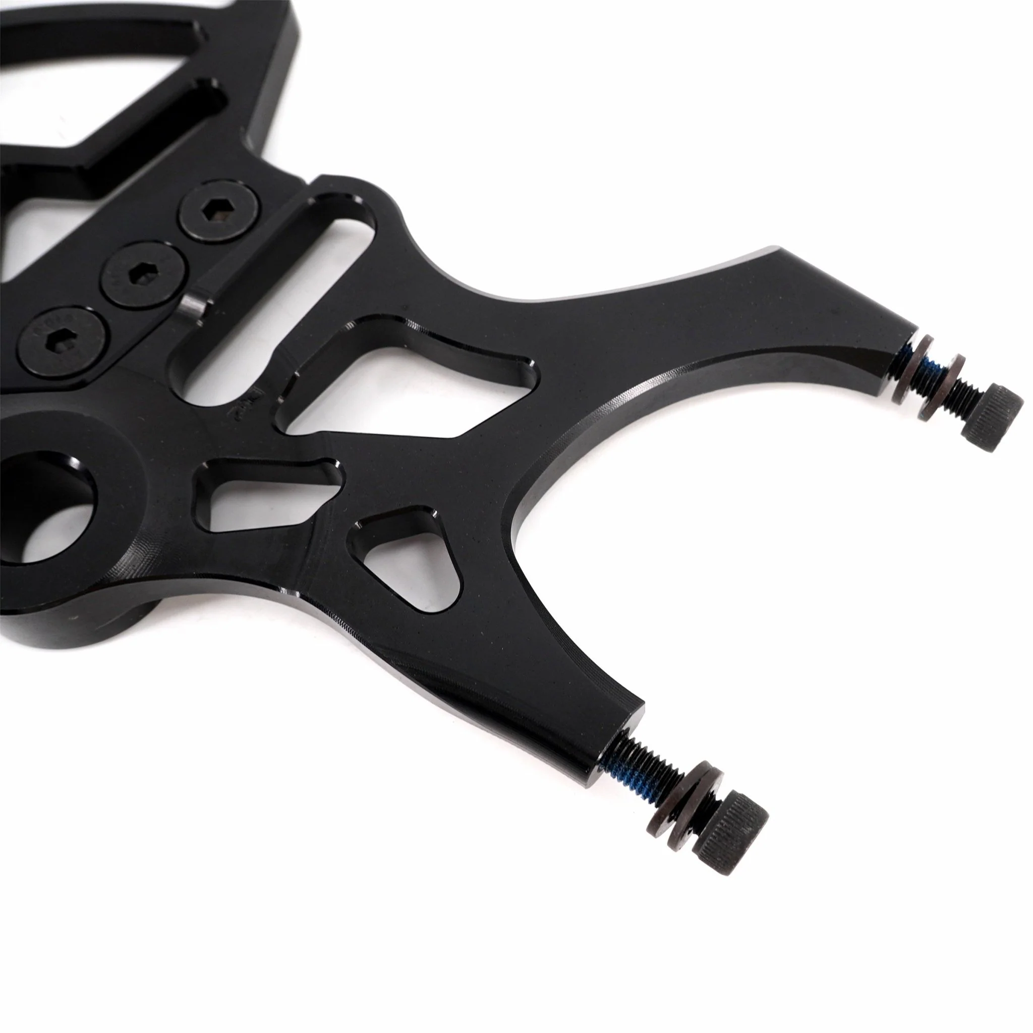 KKE Aluminum Rear Brake Disc Guard Fit Rawrr Mantis, Mantis X Red and Black (Collective) - Image 3