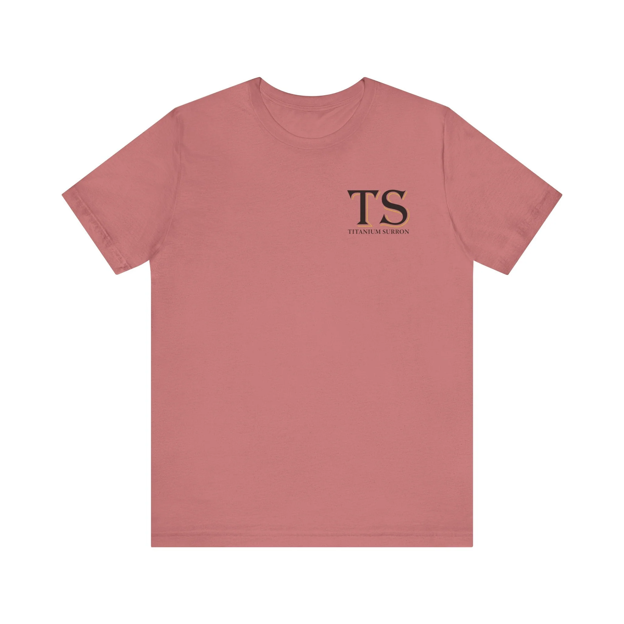 Stylish Titanium Series Unisex Short Sleeve Tee - Minimalist Design - Image 14