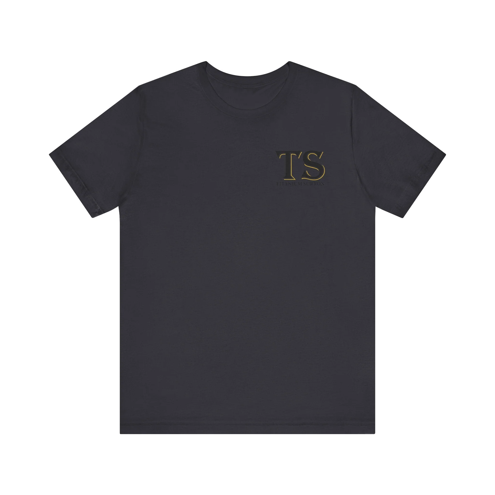 Stylish Titanium Series Unisex Short Sleeve Tee - Minimalist Design - Image 18