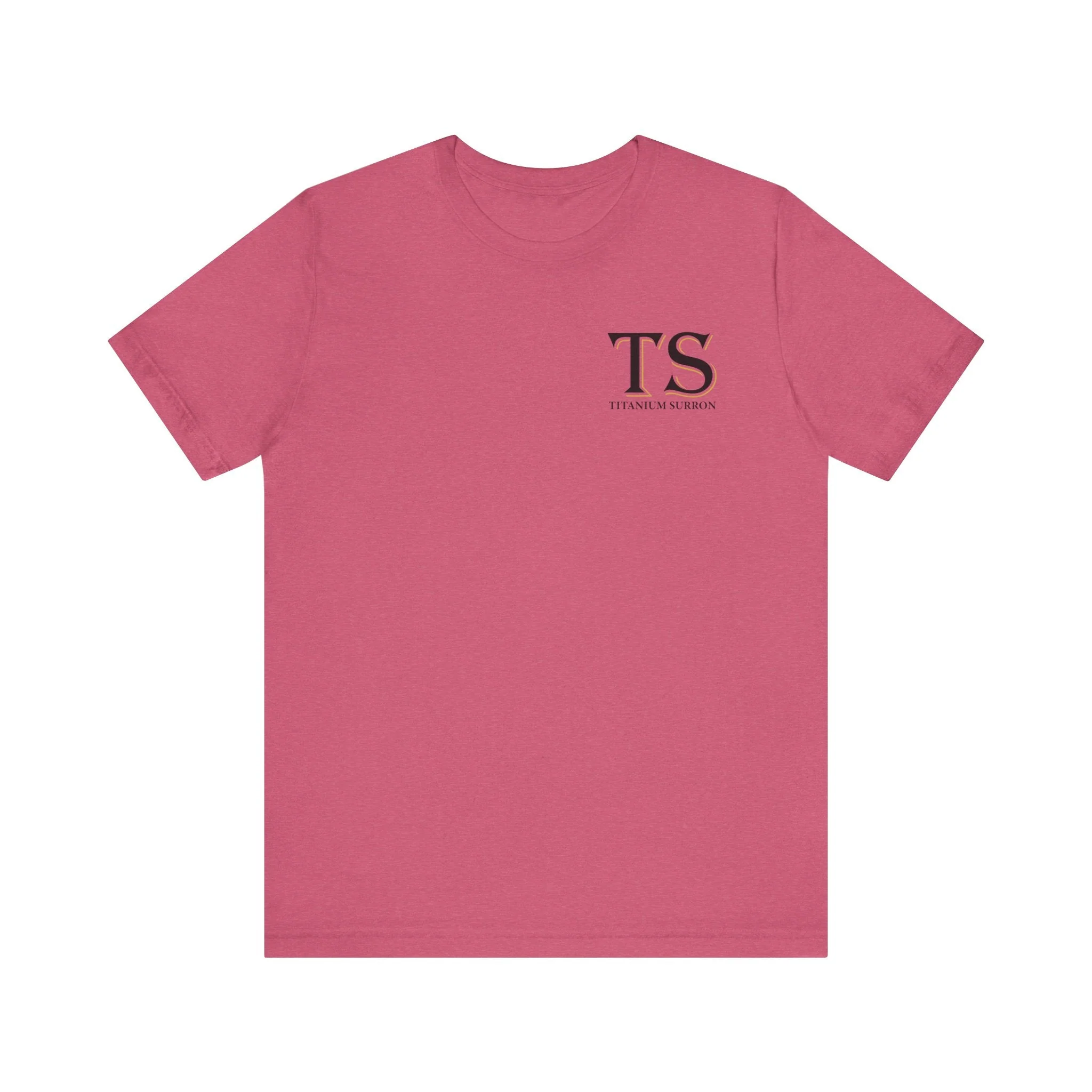 Stylish Titanium Series Unisex Short Sleeve Tee - Minimalist Design - Image 21