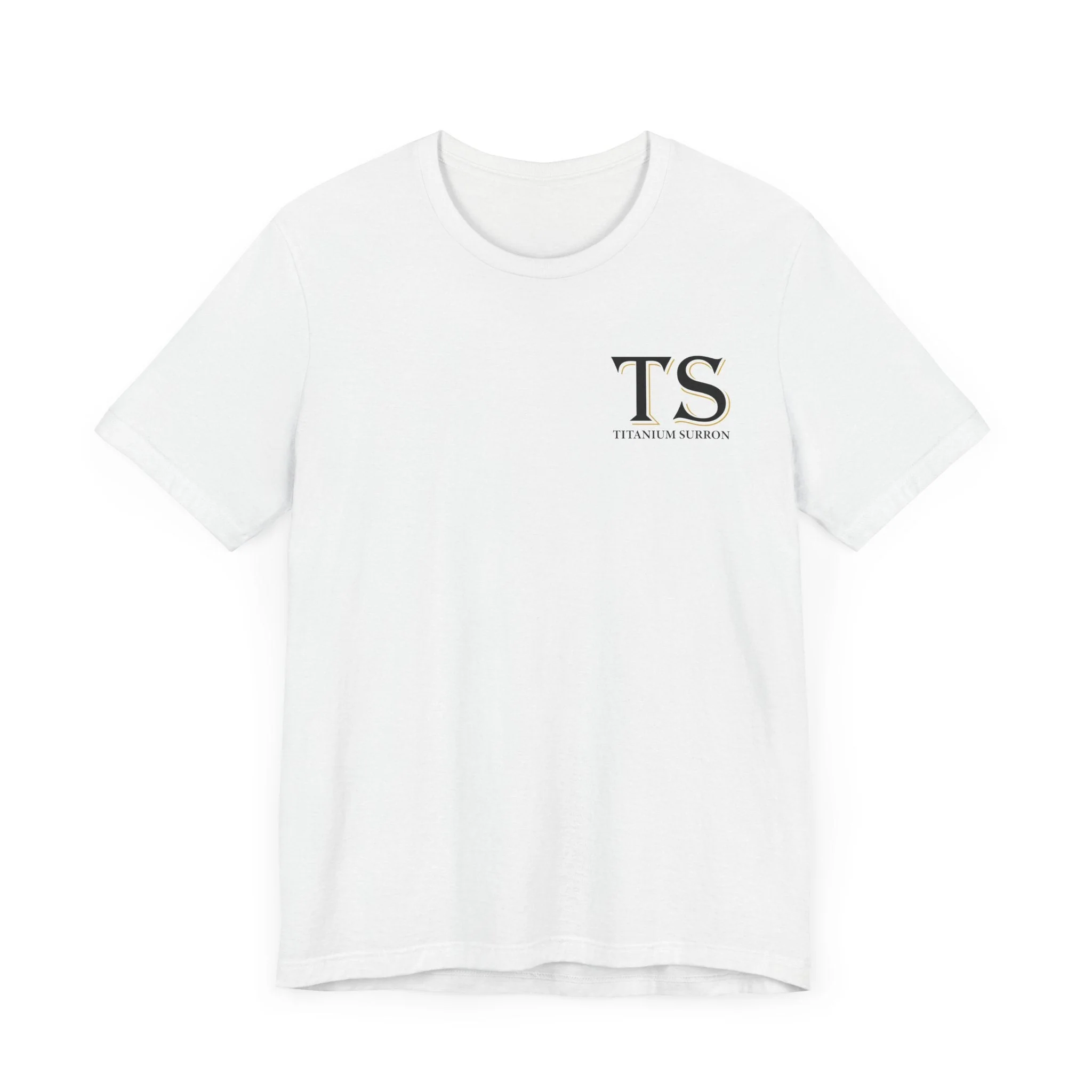 Stylish Titanium Series Unisex Short Sleeve Tee - Minimalist Design - Image 30