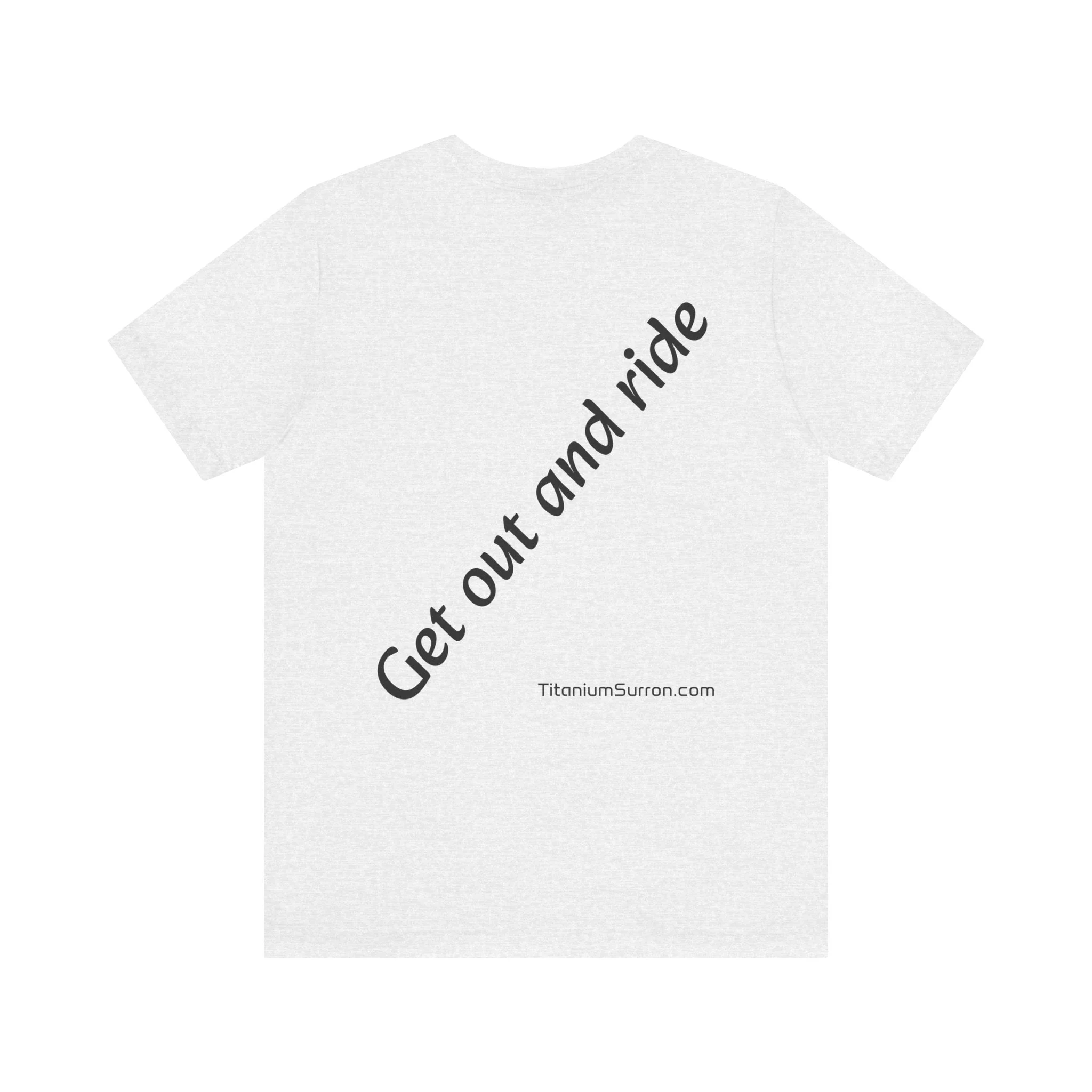 Stylish Titanium Series Unisex Short Sleeve Tee - Minimalist Design - Image 32