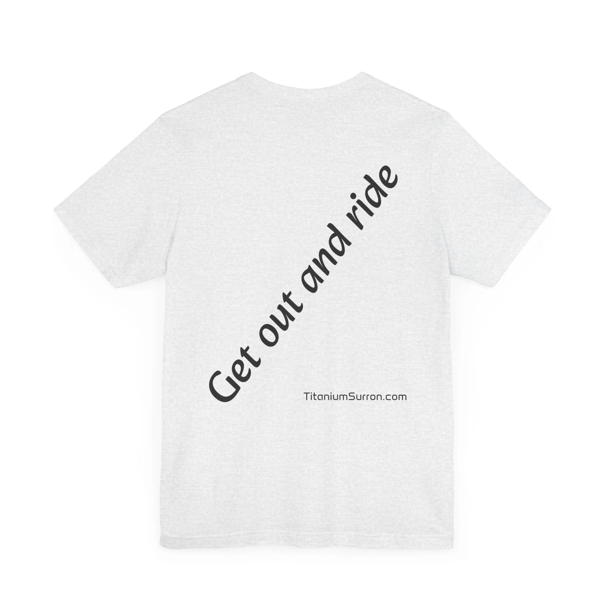 Stylish Titanium Series Unisex Short Sleeve Tee - Minimalist Design - Image 34