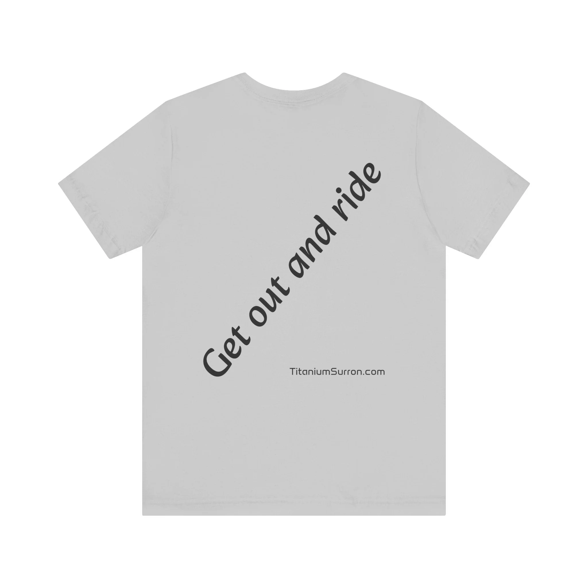 Stylish Titanium Series Unisex Short Sleeve Tee - Minimalist Design - Image 35