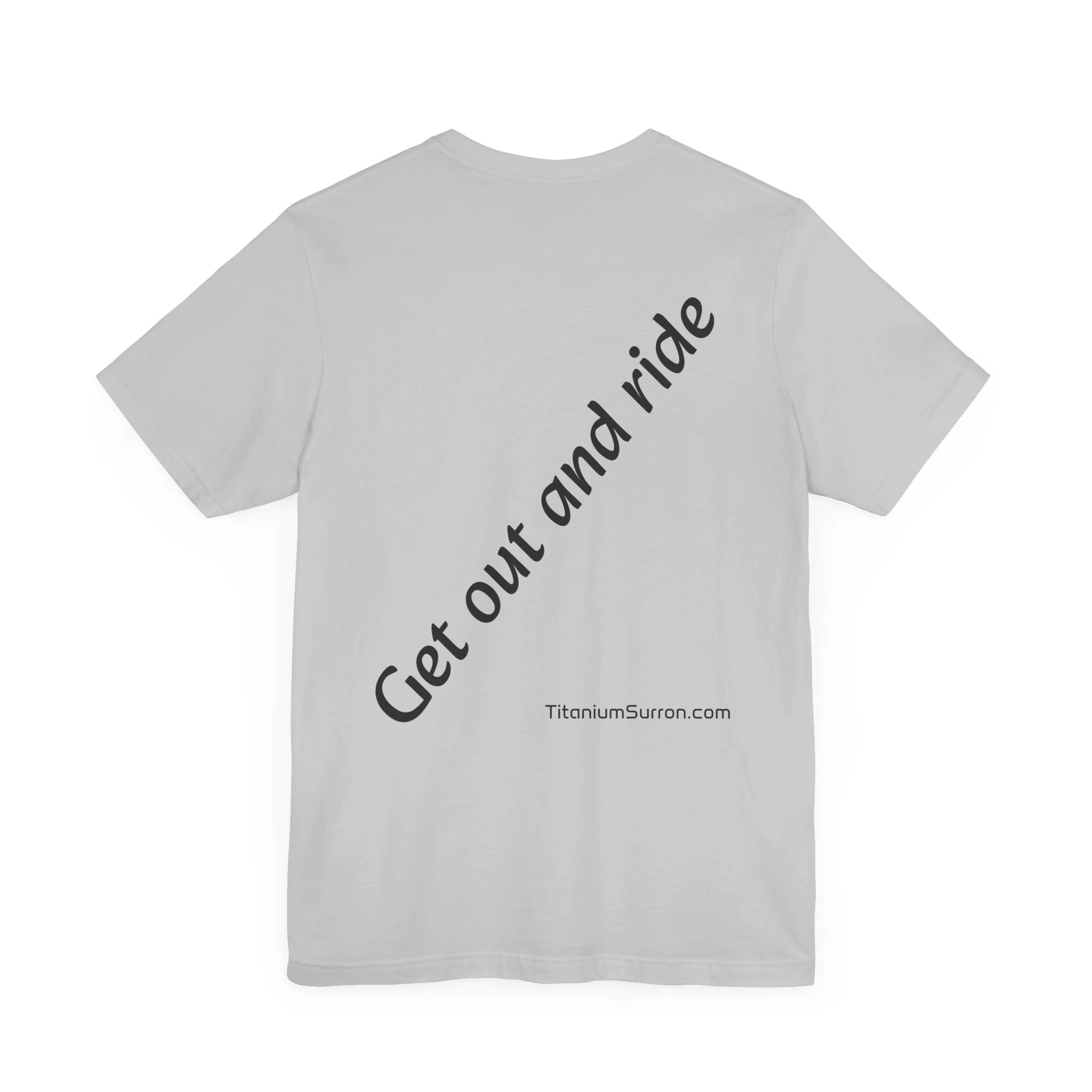 Stylish Titanium Series Unisex Short Sleeve Tee - Minimalist Design - Image 37