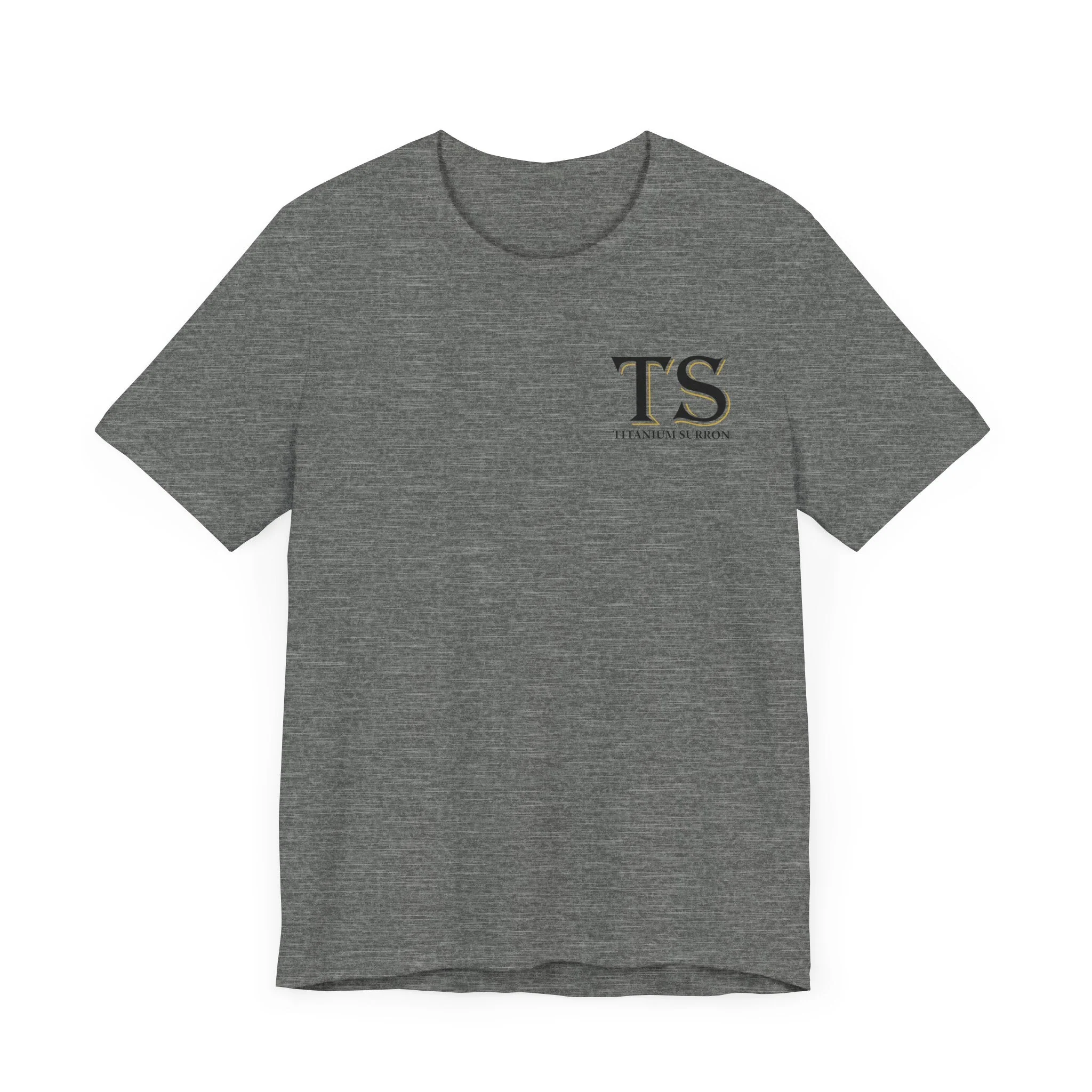 Stylish Titanium Series Unisex Short Sleeve Tee - Minimalist Design - Image 39
