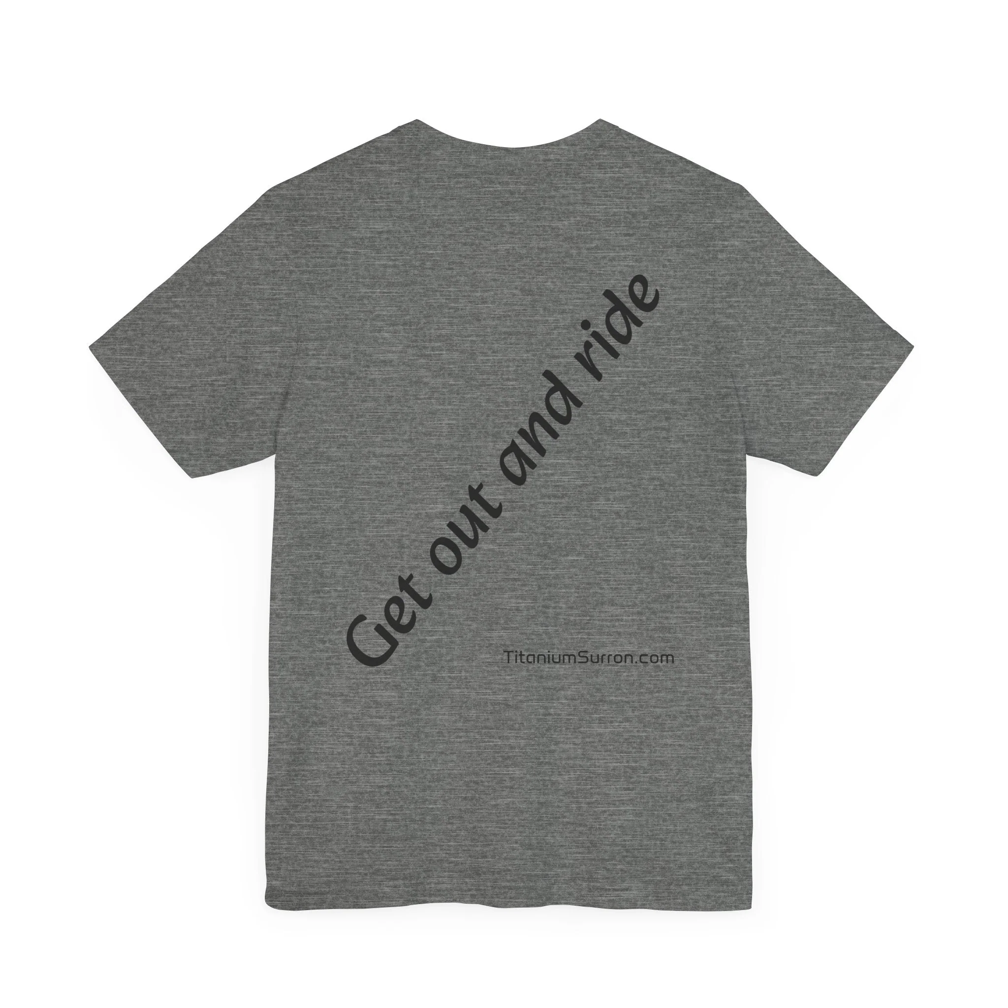 Stylish Titanium Series Unisex Short Sleeve Tee - Minimalist Design - Image 40