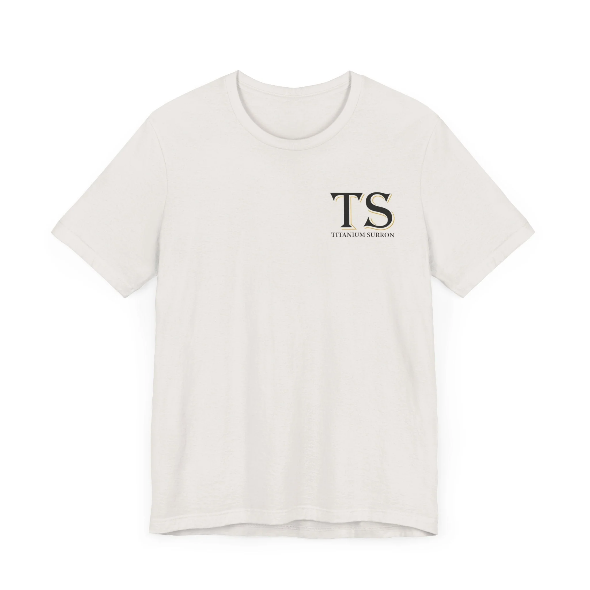 Stylish Titanium Series Unisex Short Sleeve Tee - Minimalist Design - Image 42