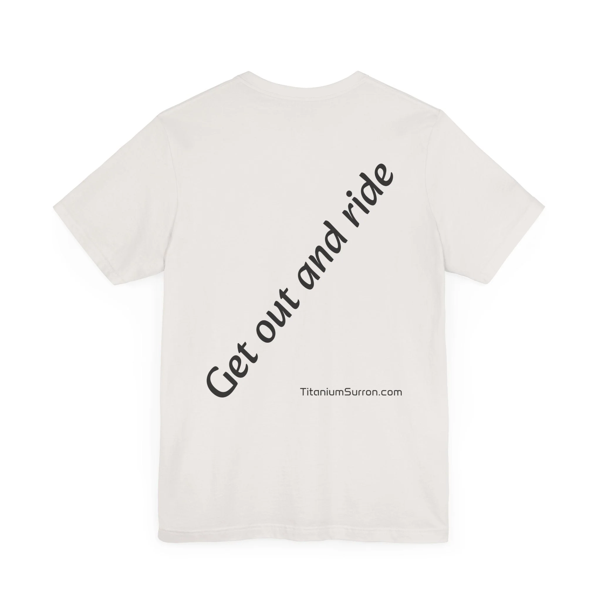 Stylish Titanium Series Unisex Short Sleeve Tee - Minimalist Design - Image 43