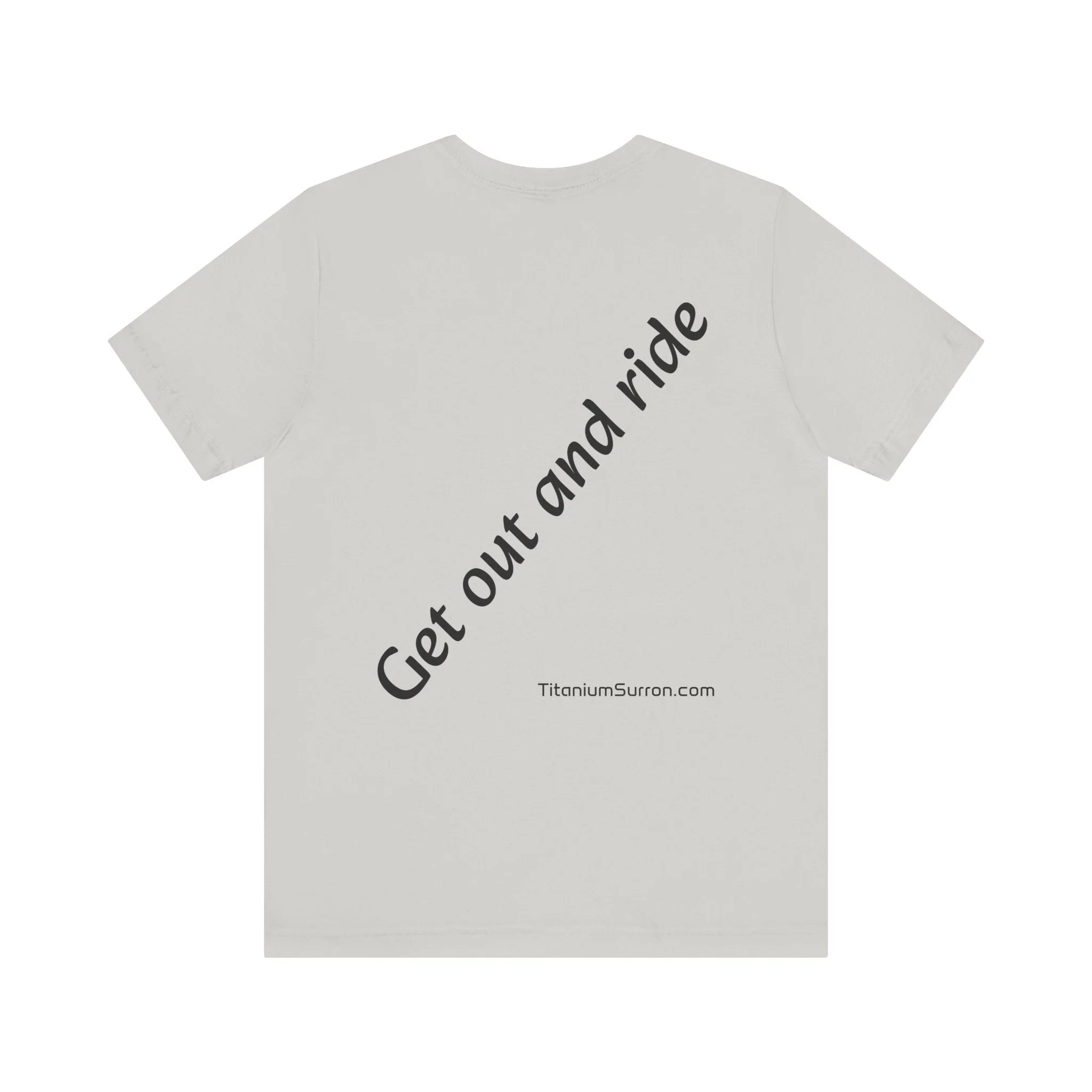 Stylish Titanium Series Unisex Short Sleeve Tee - Minimalist Design - Image 44