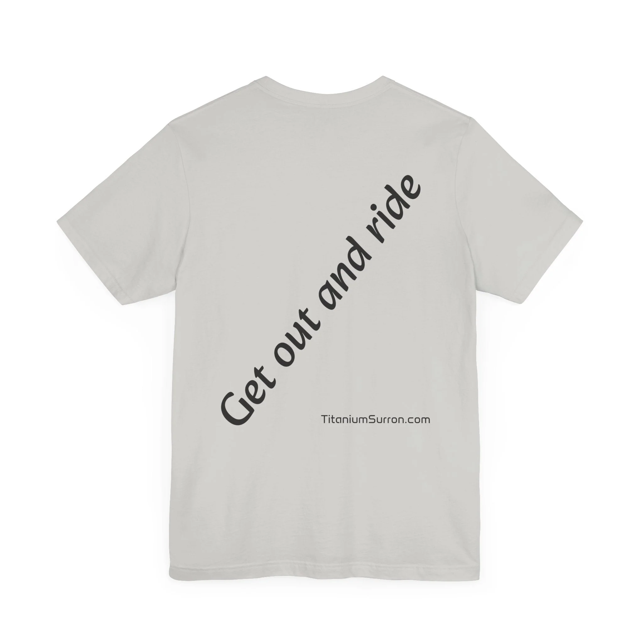 Stylish Titanium Series Unisex Short Sleeve Tee - Minimalist Design - Image 46