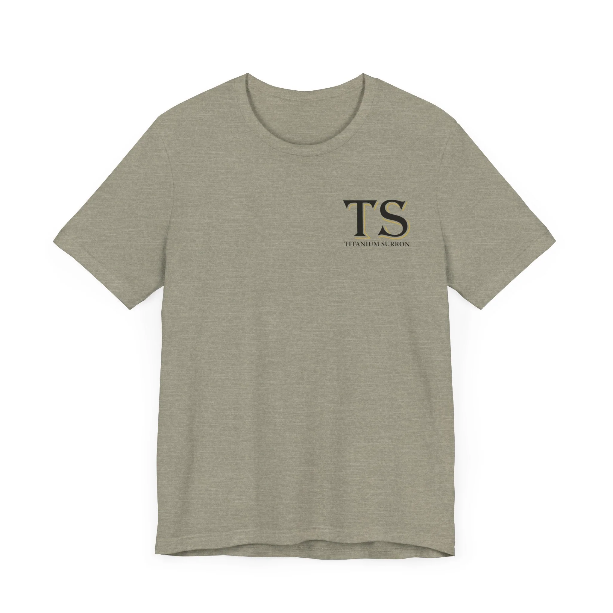 Stylish Titanium Series Unisex Short Sleeve Tee - Minimalist Design - Image 48