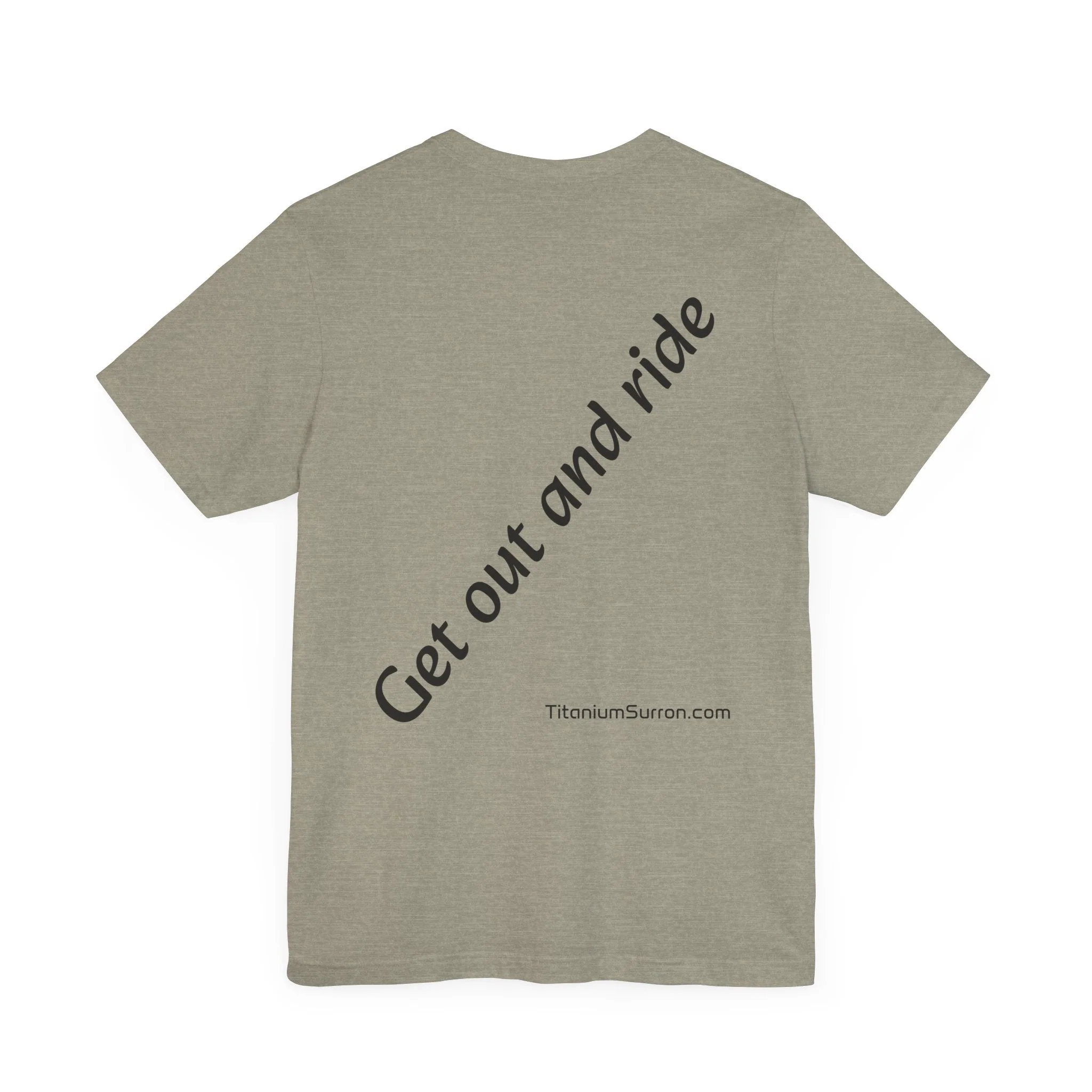 Stylish Titanium Series Unisex Short Sleeve Tee - Minimalist Design - Image 49