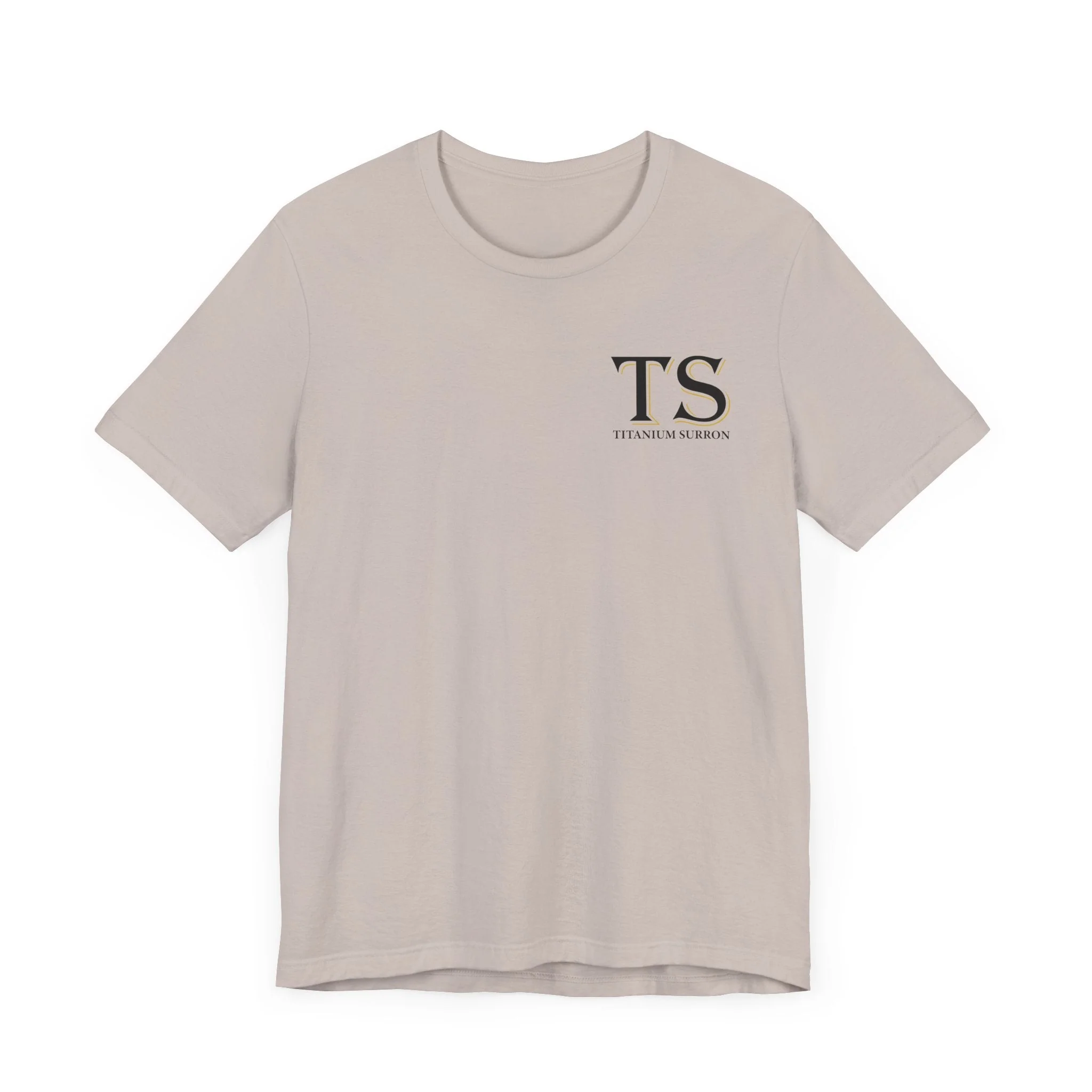 Stylish Titanium Series Unisex Short Sleeve Tee - Minimalist Design - Image 51