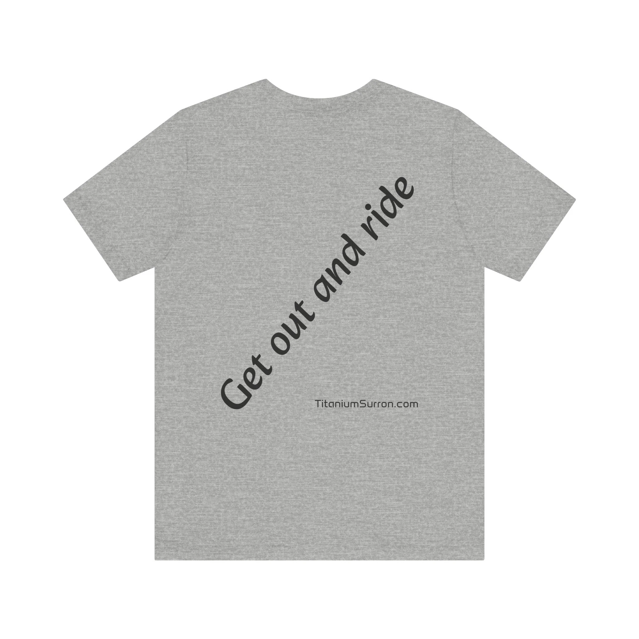 Stylish Titanium Series Unisex Short Sleeve Tee - Minimalist Design - Image 53
