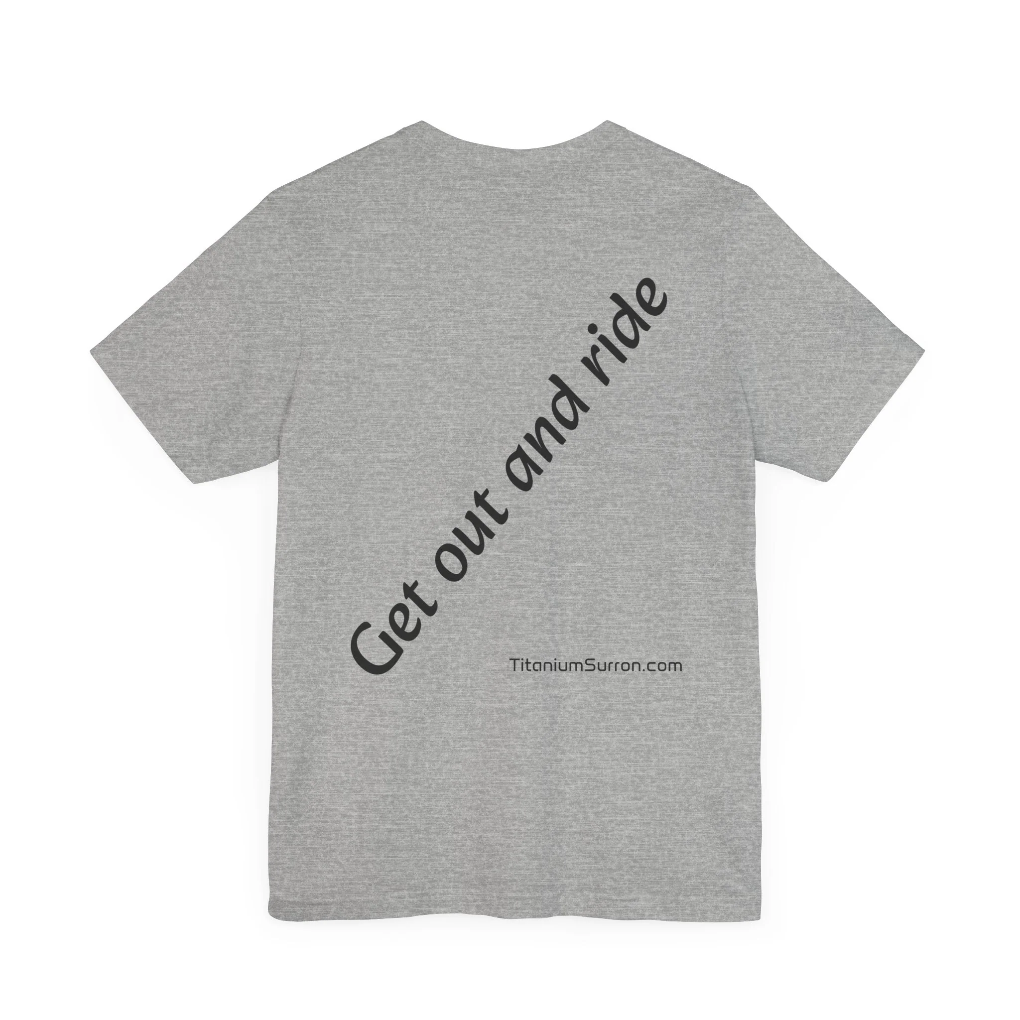 Stylish Titanium Series Unisex Short Sleeve Tee - Minimalist Design - Image 55