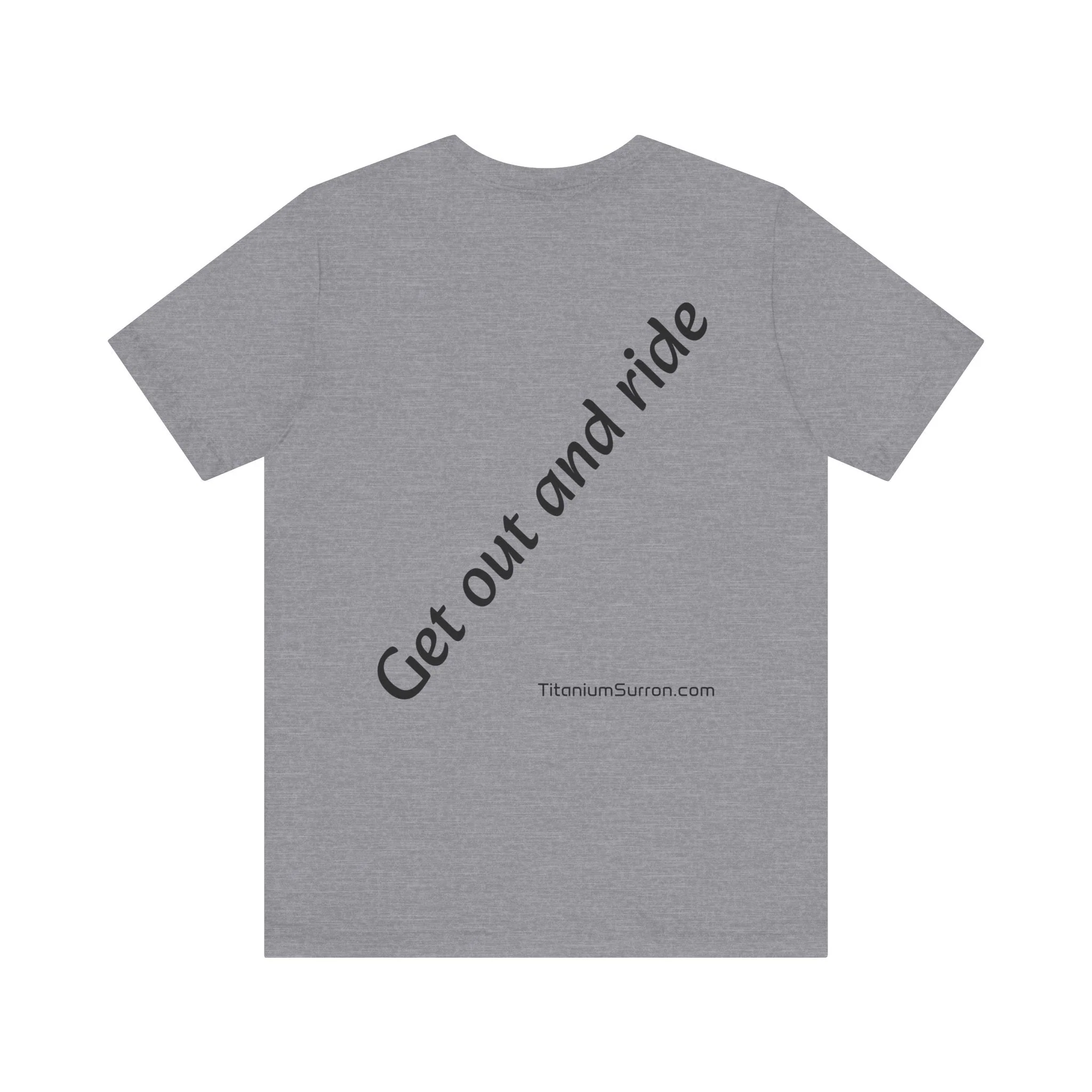 Stylish Titanium Series Unisex Short Sleeve Tee - Minimalist Design - Image 56