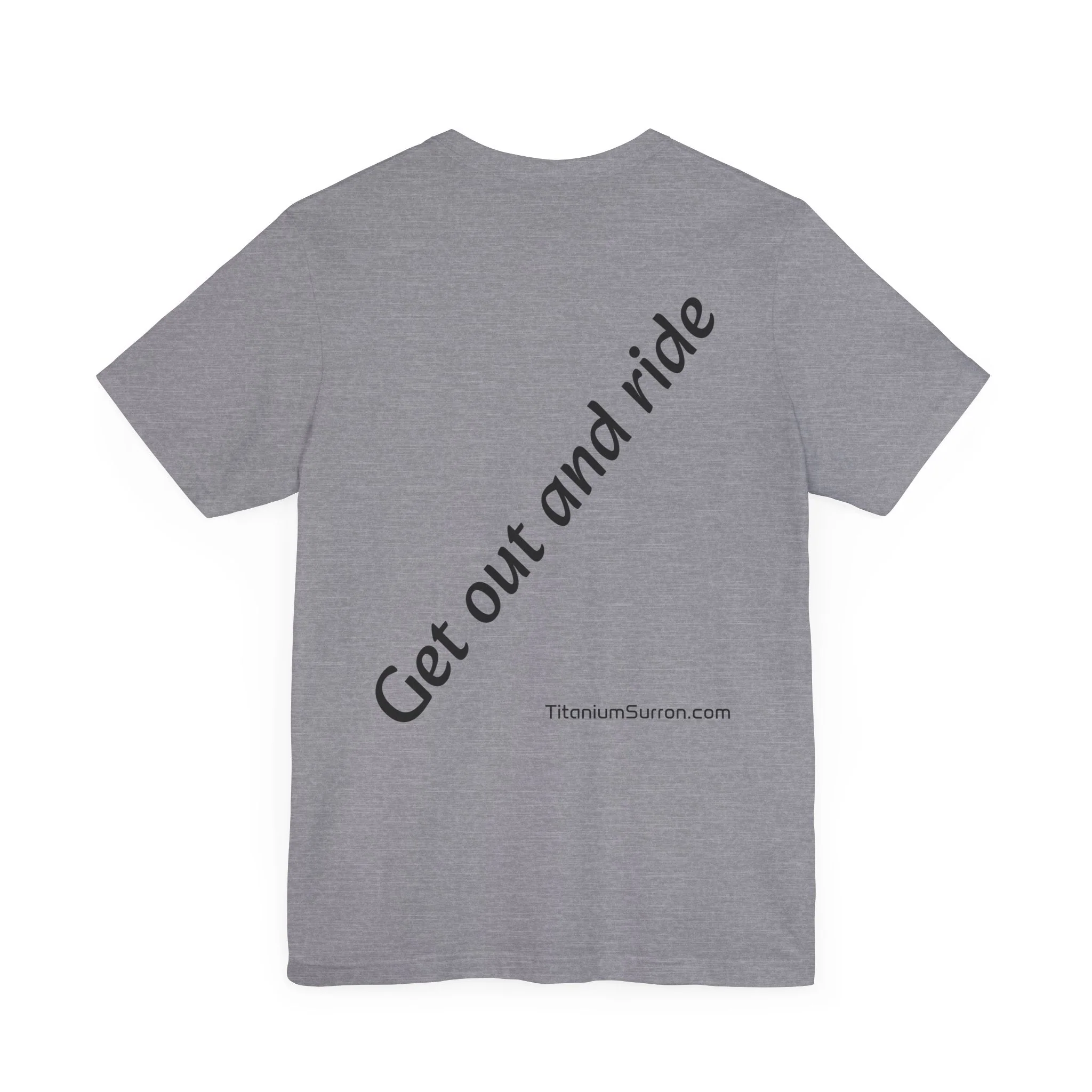 Stylish Titanium Series Unisex Short Sleeve Tee - Minimalist Design - Image 58