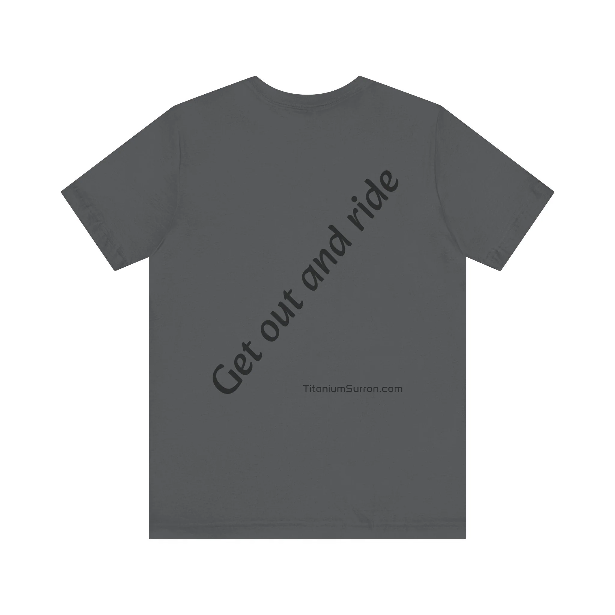 Stylish Titanium Series Unisex Short Sleeve Tee - Minimalist Design - Image 59