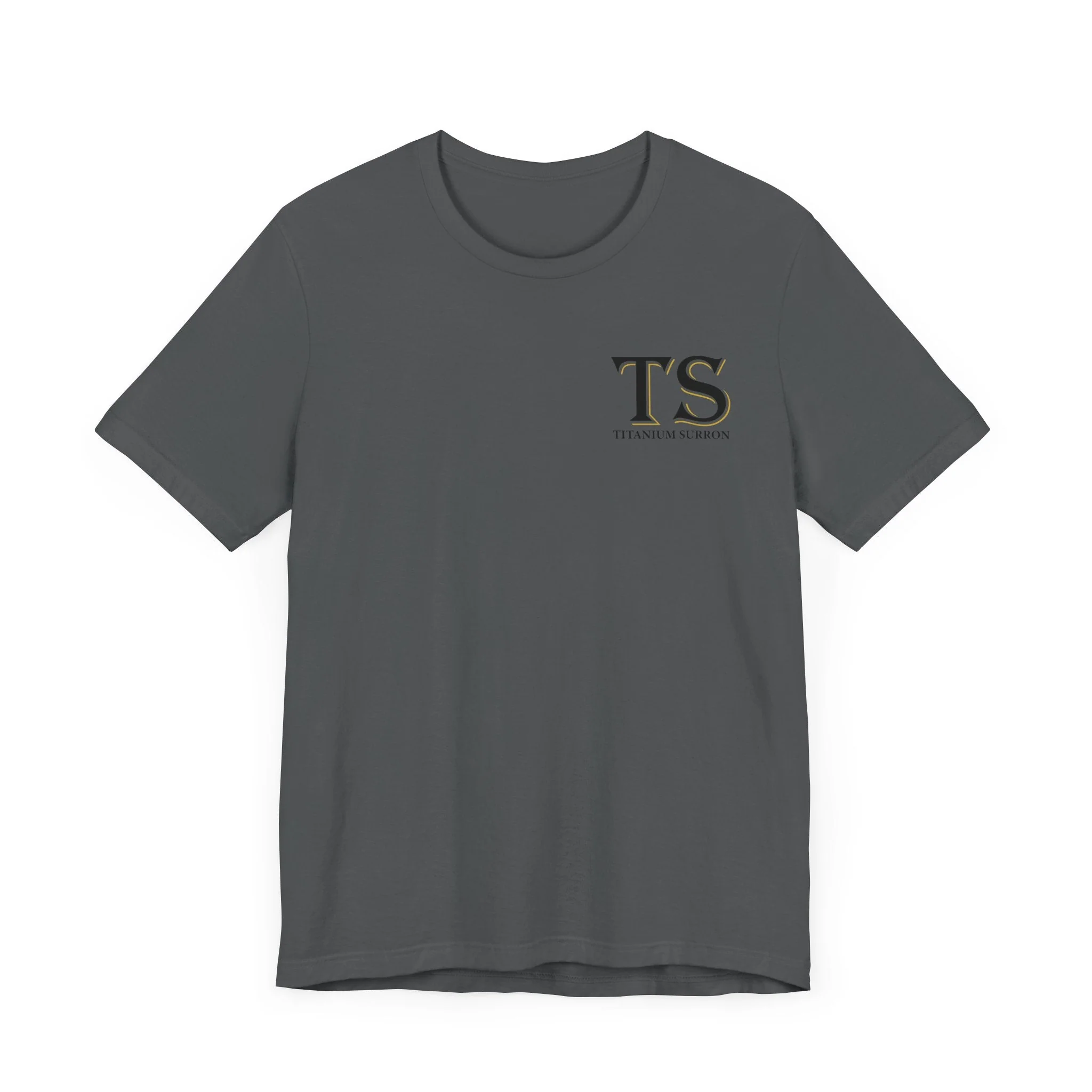 Stylish Titanium Series Unisex Short Sleeve Tee - Minimalist Design - Image 60
