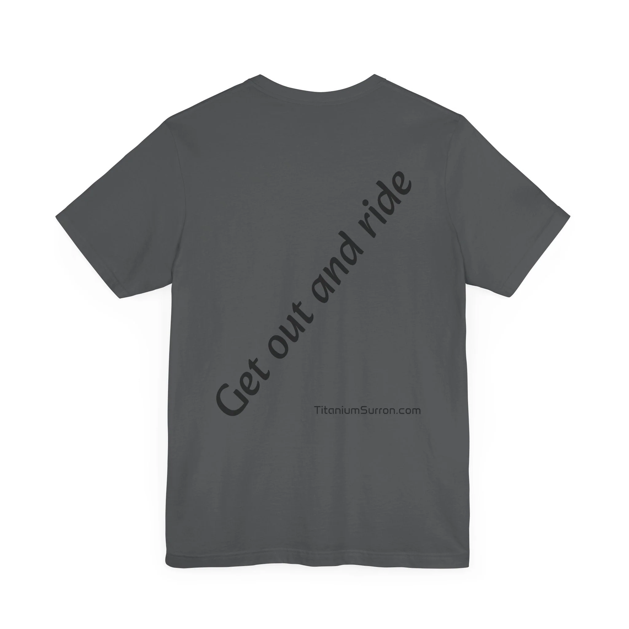 Stylish Titanium Series Unisex Short Sleeve Tee - Minimalist Design - Image 61