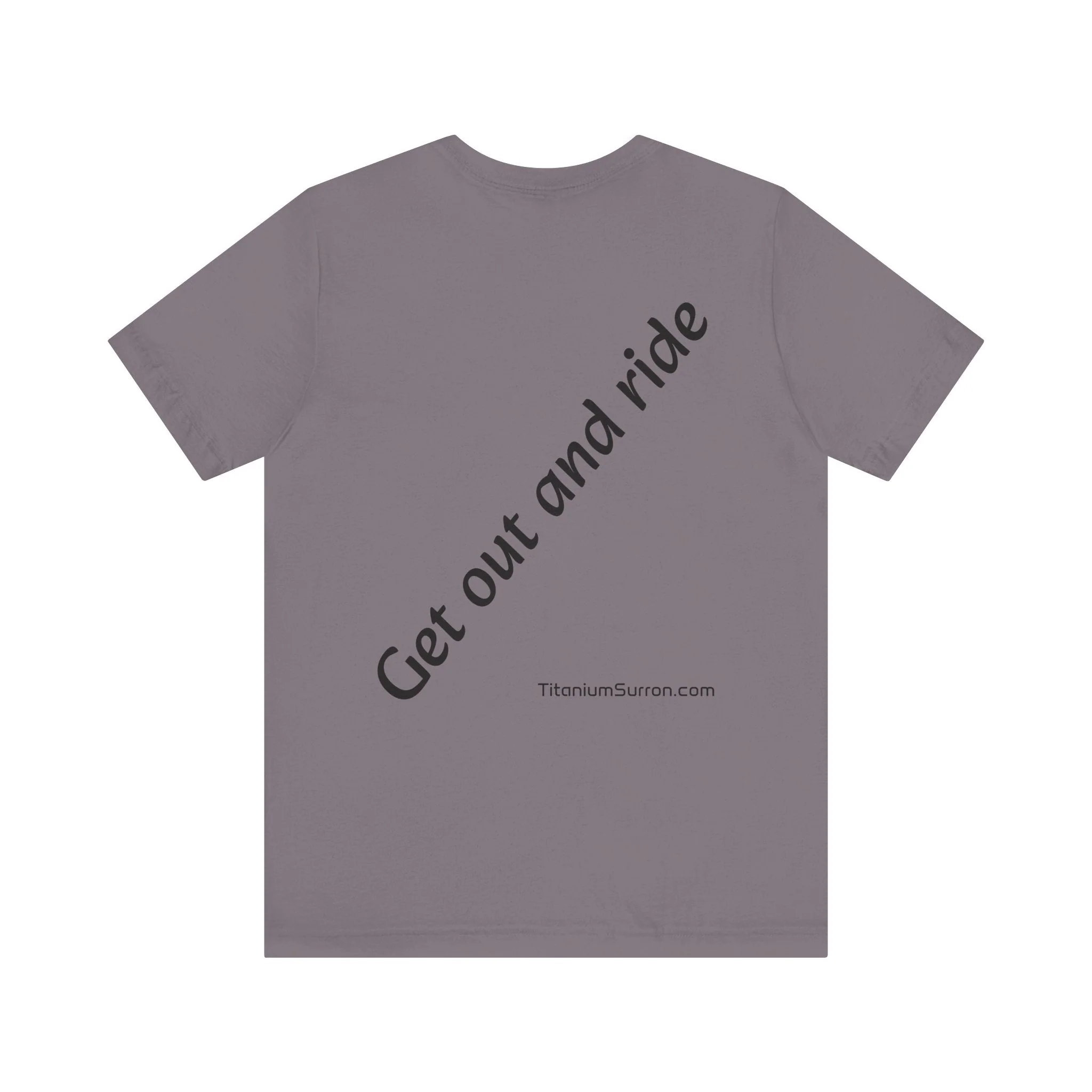 Stylish Titanium Series Unisex Short Sleeve Tee - Minimalist Design - Image 62