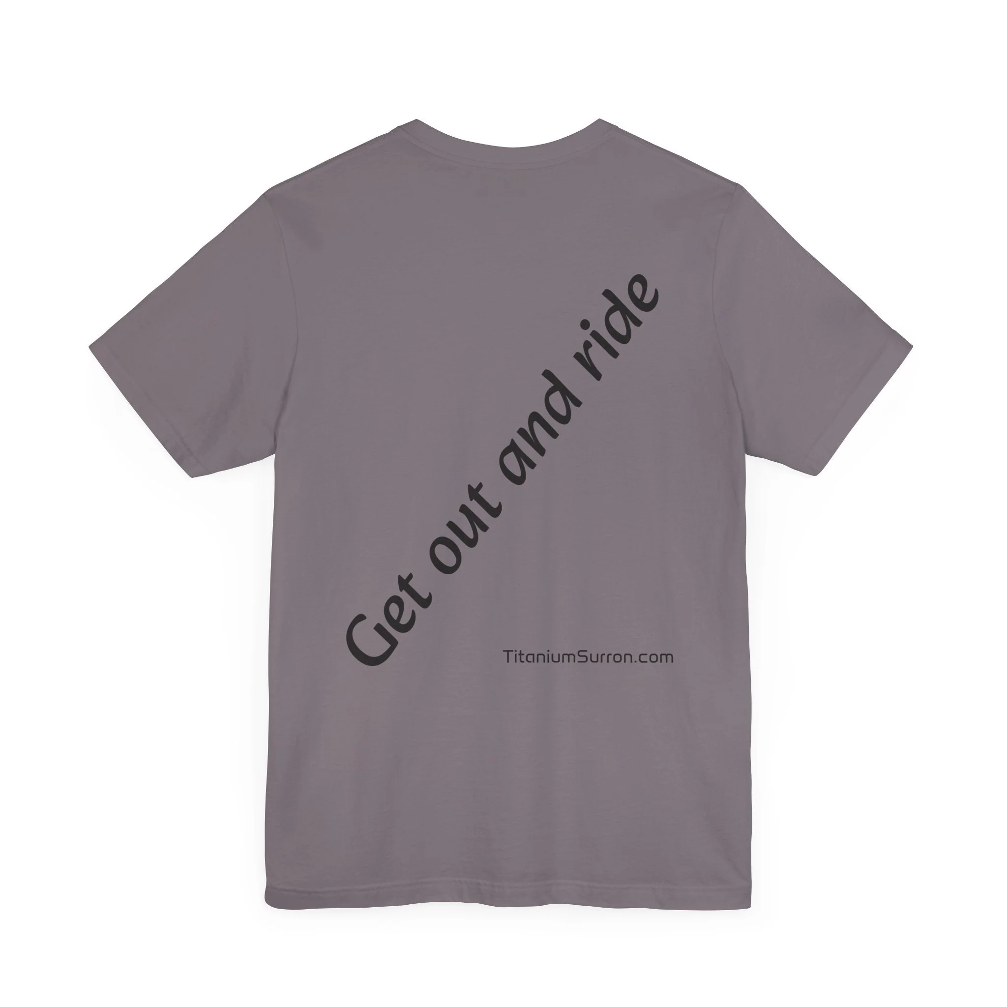 Stylish Titanium Series Unisex Short Sleeve Tee - Minimalist Design - Image 64