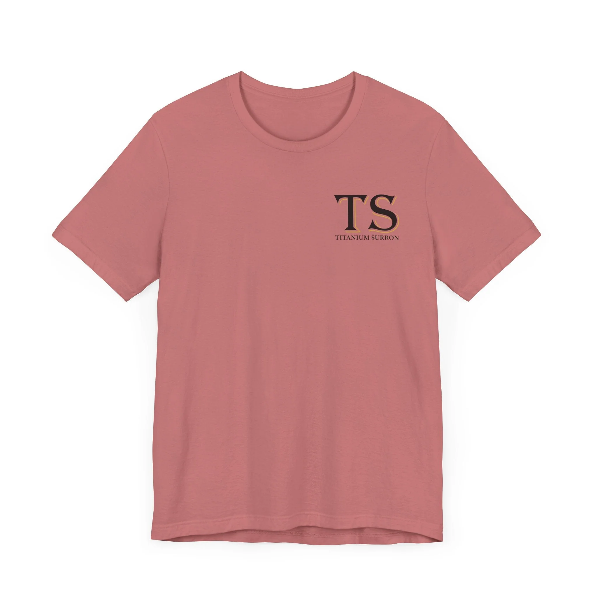 Stylish Titanium Series Unisex Short Sleeve Tee - Minimalist Design - Image 66