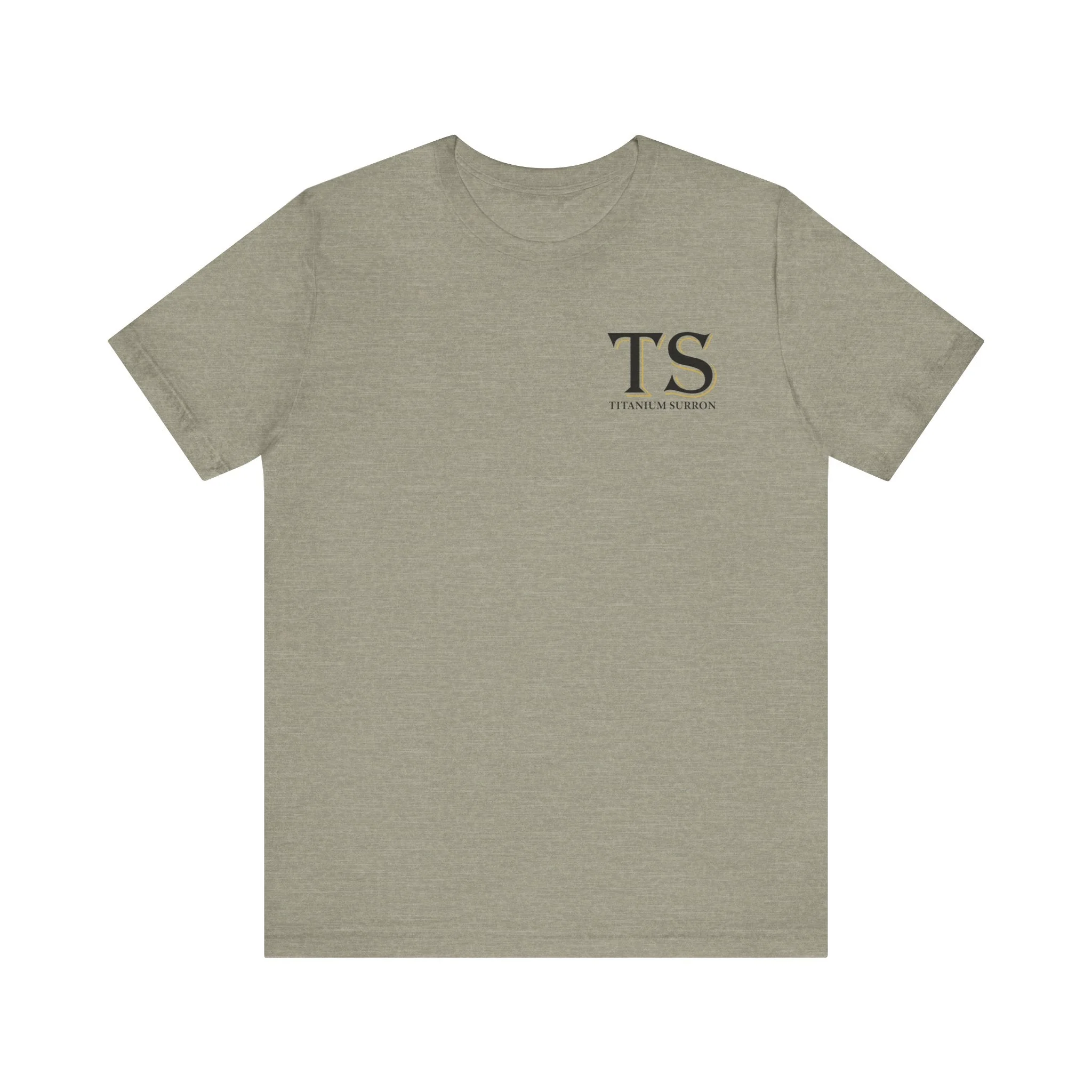 Stylish Titanium Series Unisex Short Sleeve Tee - Minimalist Design - Image 8
