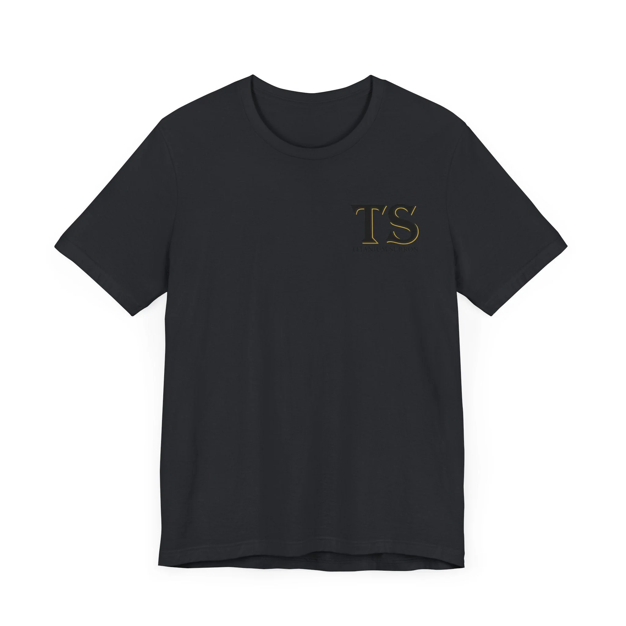 Stylish Titanium Series Unisex Short Sleeve Tee - Minimalist Design - Image 81