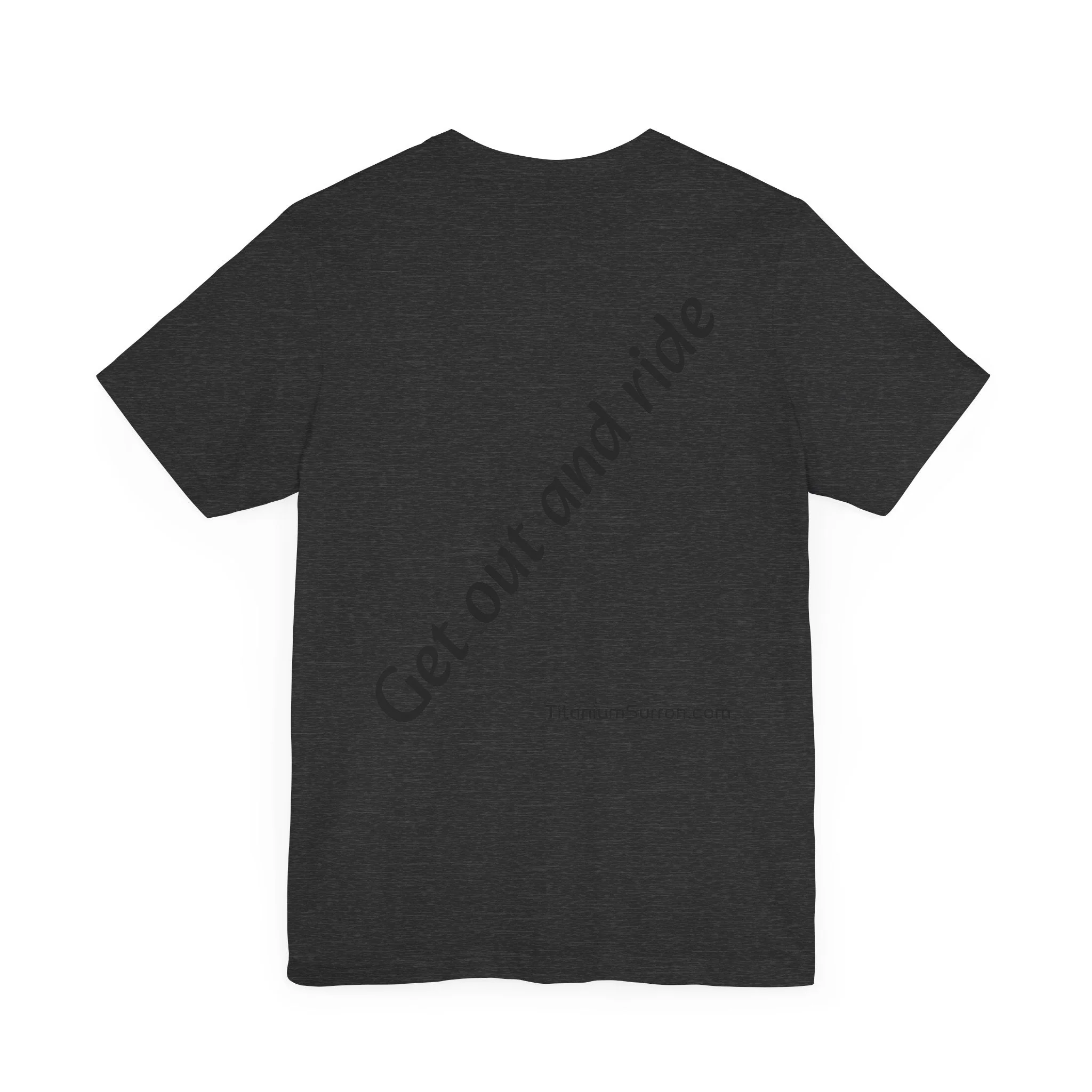 Stylish Titanium Series Unisex Short Sleeve Tee - Minimalist Design - Image 85