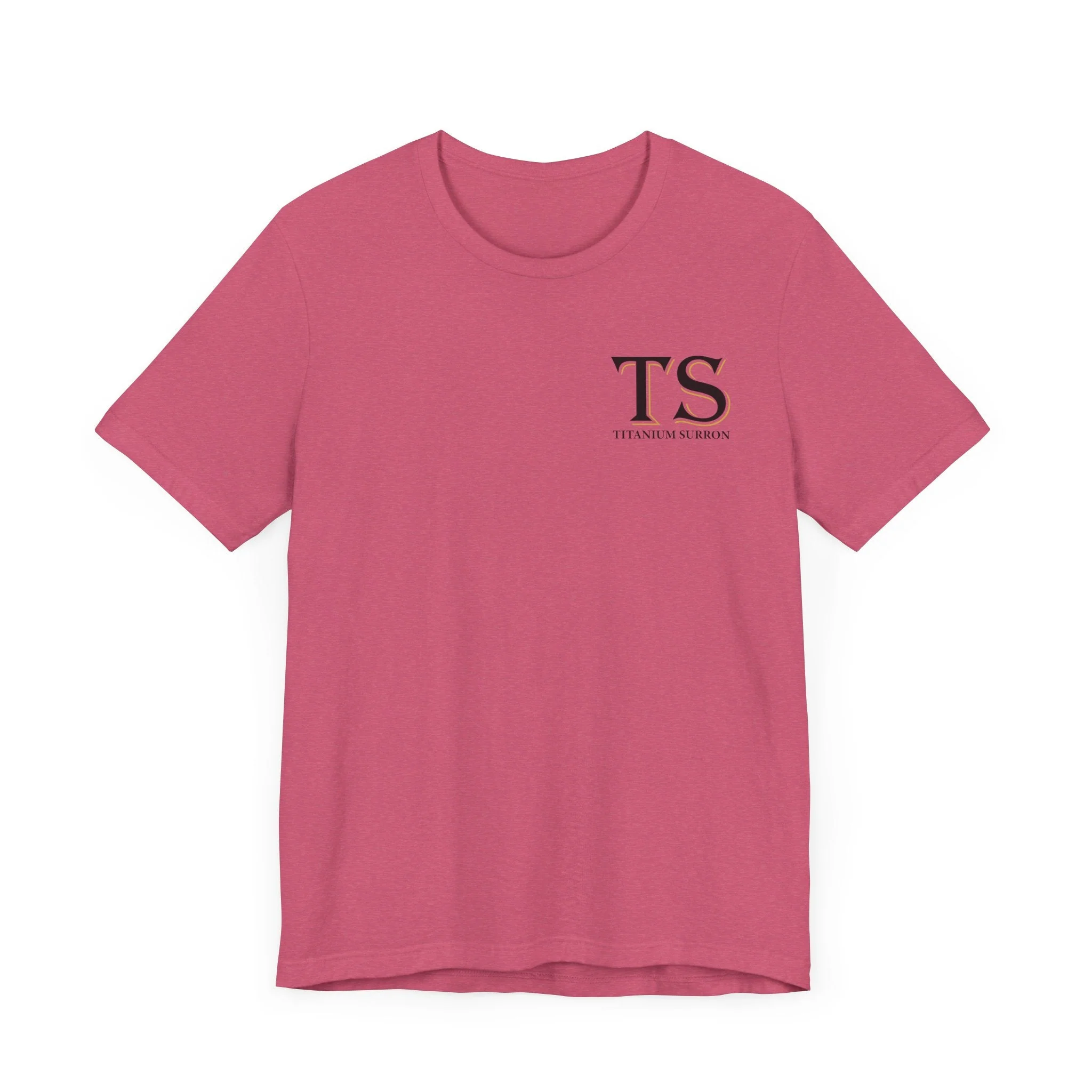 Stylish Titanium Series Unisex Short Sleeve Tee - Minimalist Design - Image 87