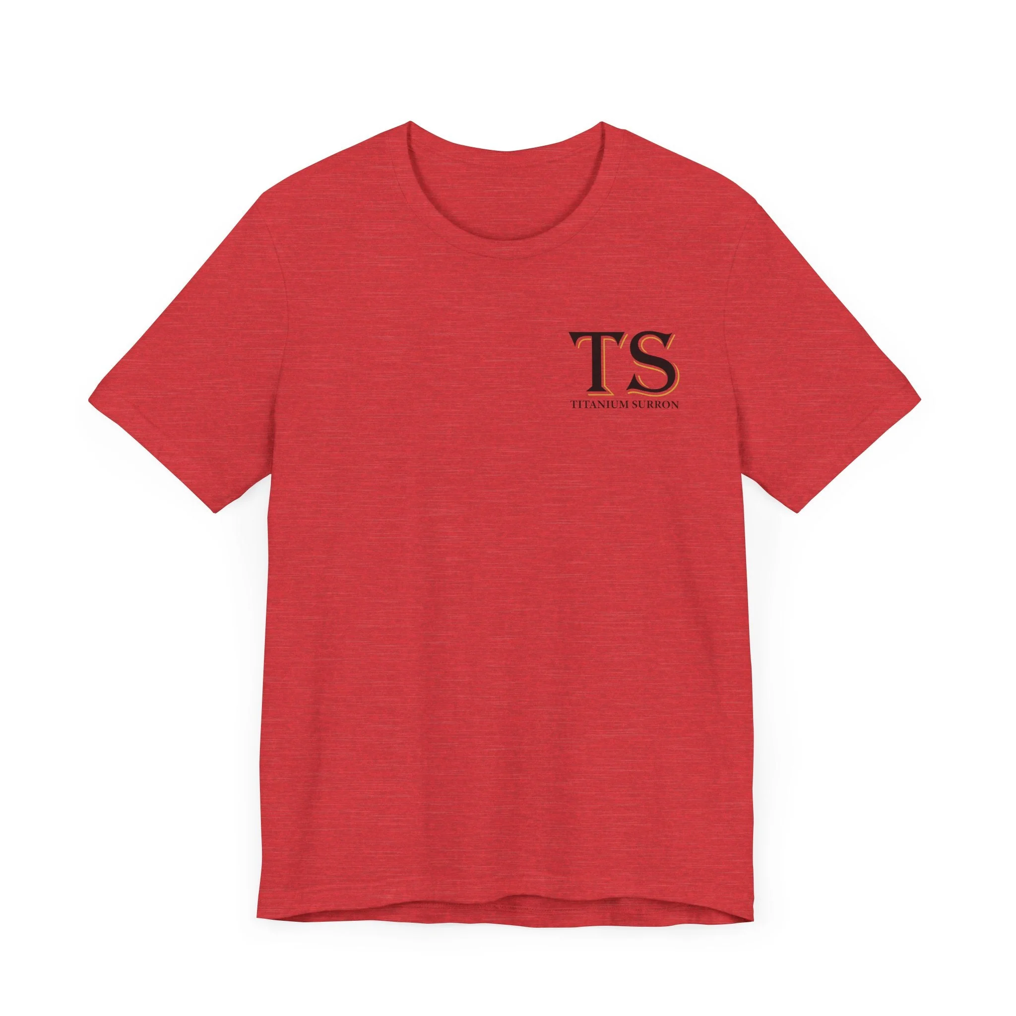 Stylish Titanium Series Unisex Short Sleeve Tee - Minimalist Design - Image 90