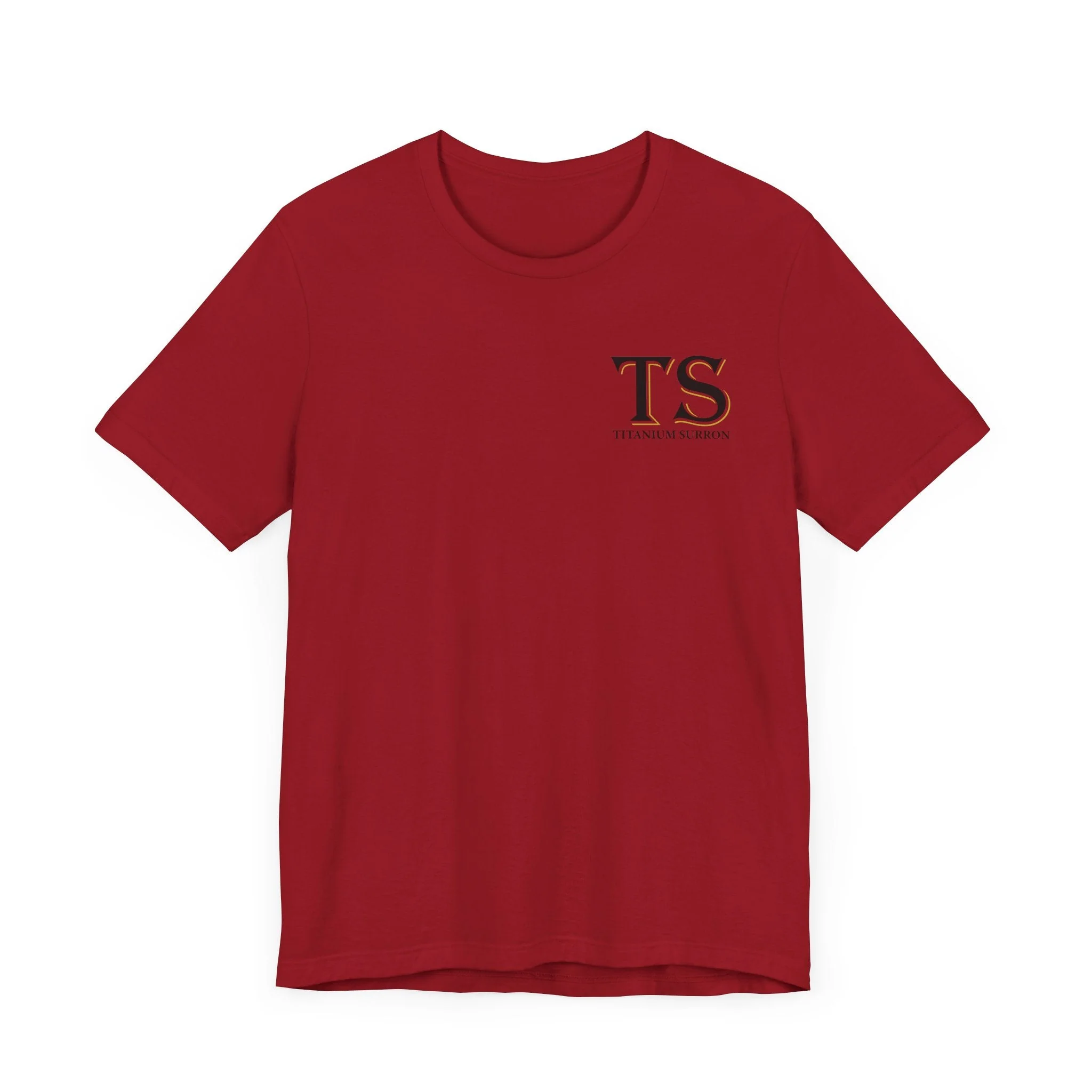 Stylish Titanium Series Unisex Short Sleeve Tee - Minimalist Design - Image 96