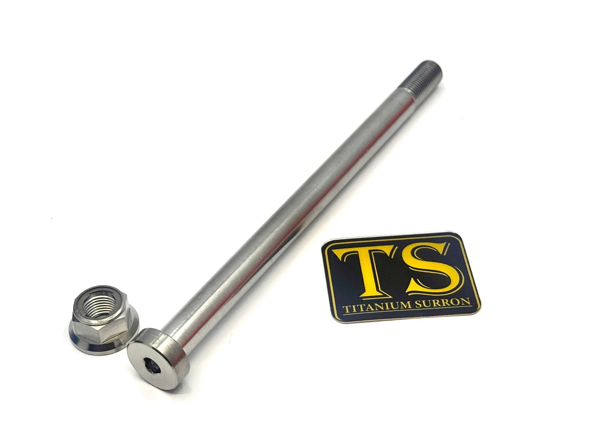 Titanium Rear Axle and Nut - Surron LBX (Two pcs) - Image 9