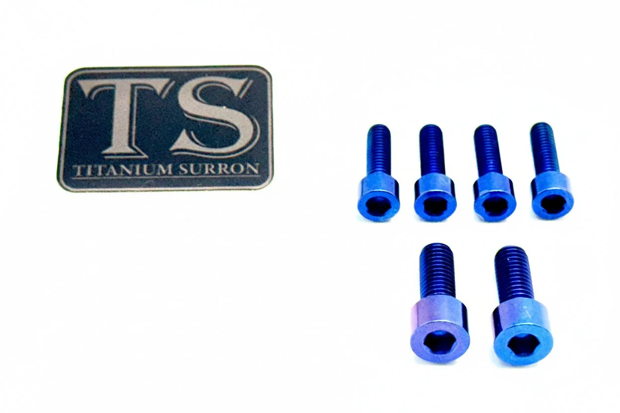 Titanium Stem/ Handlebar Mount Bolts - E-moto - Image 11