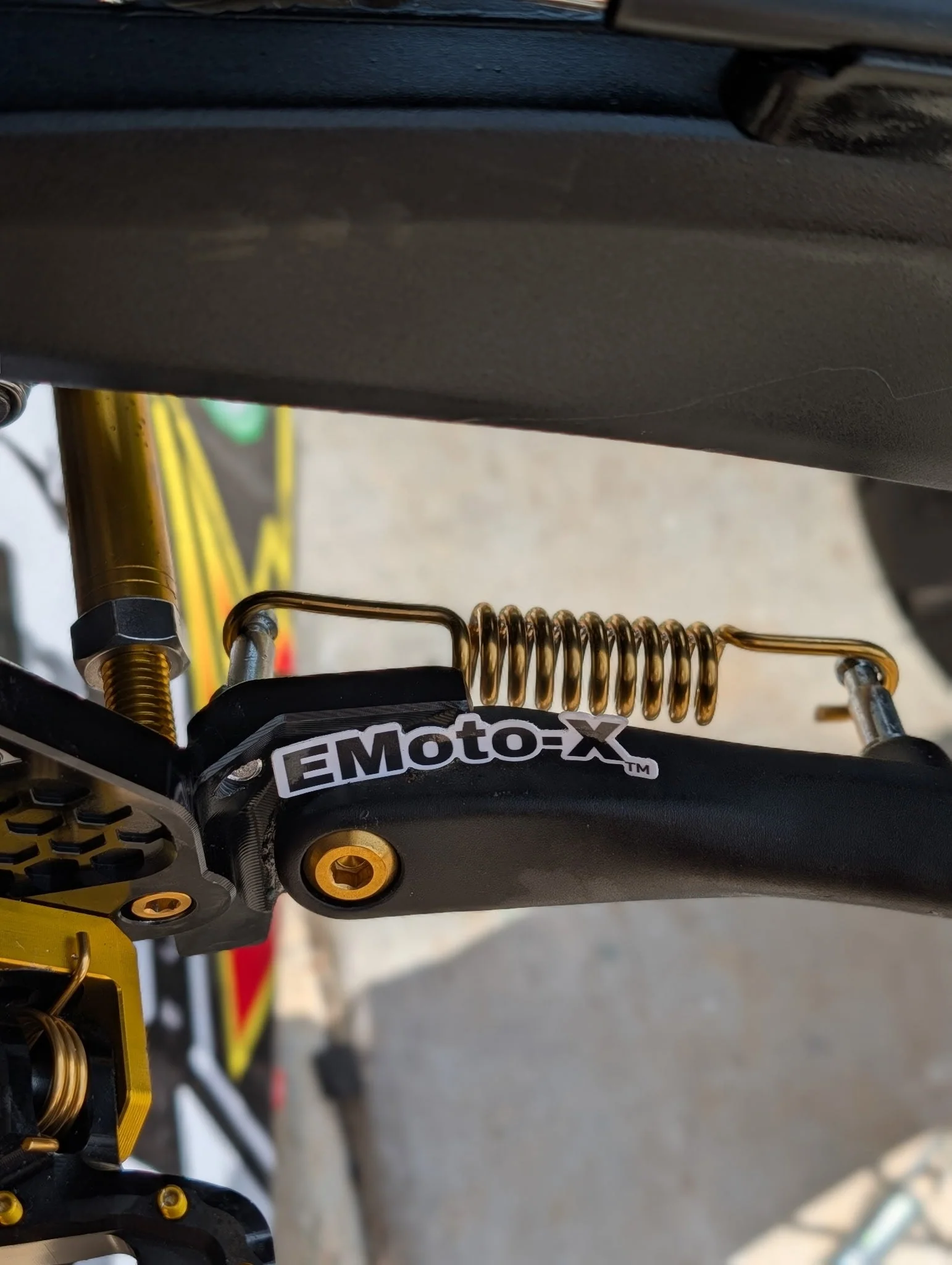 Titanium Kickstand Spring for E-moto - Image 7