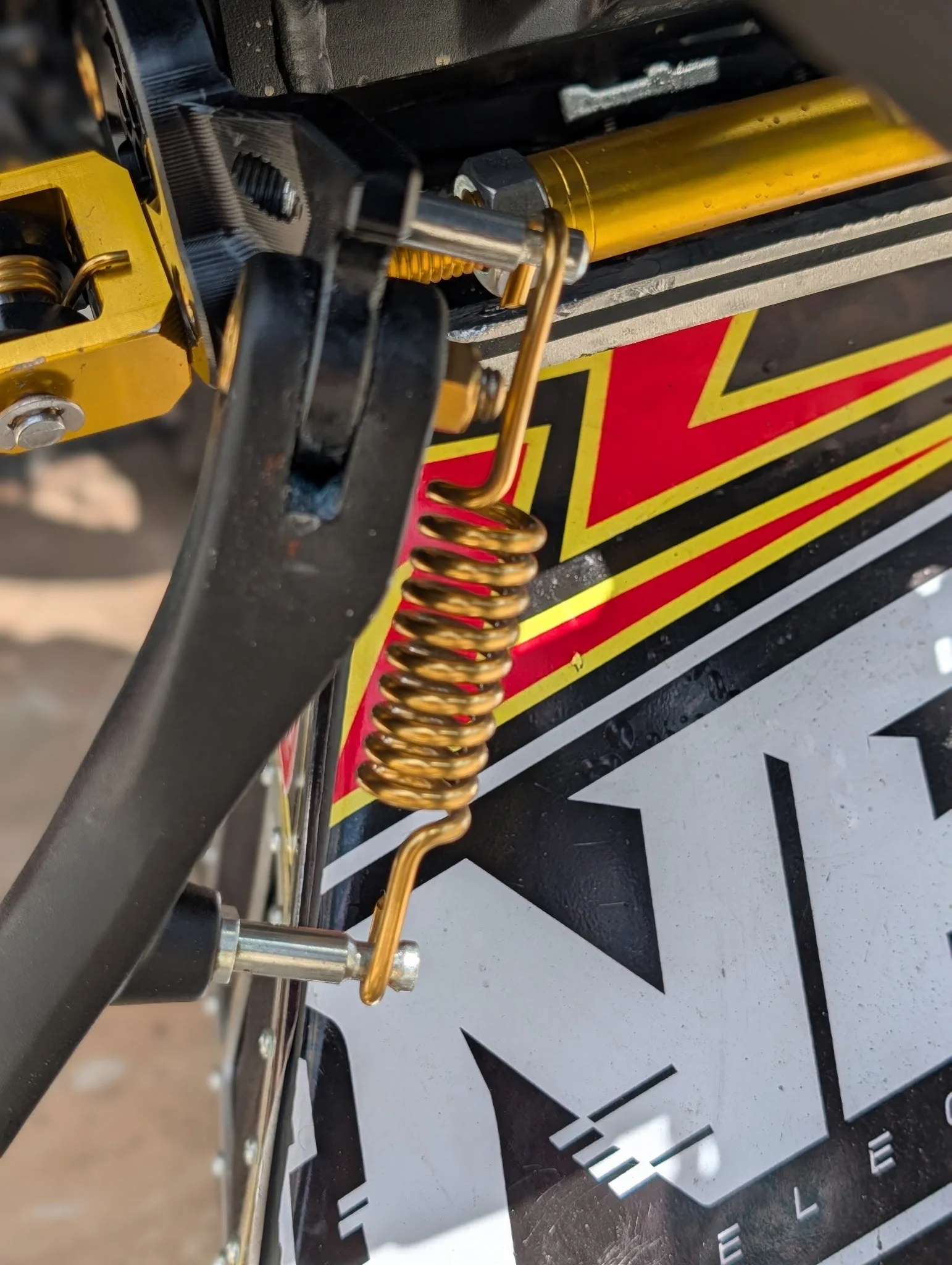 Titanium Kickstand Spring for E-moto - Image 8